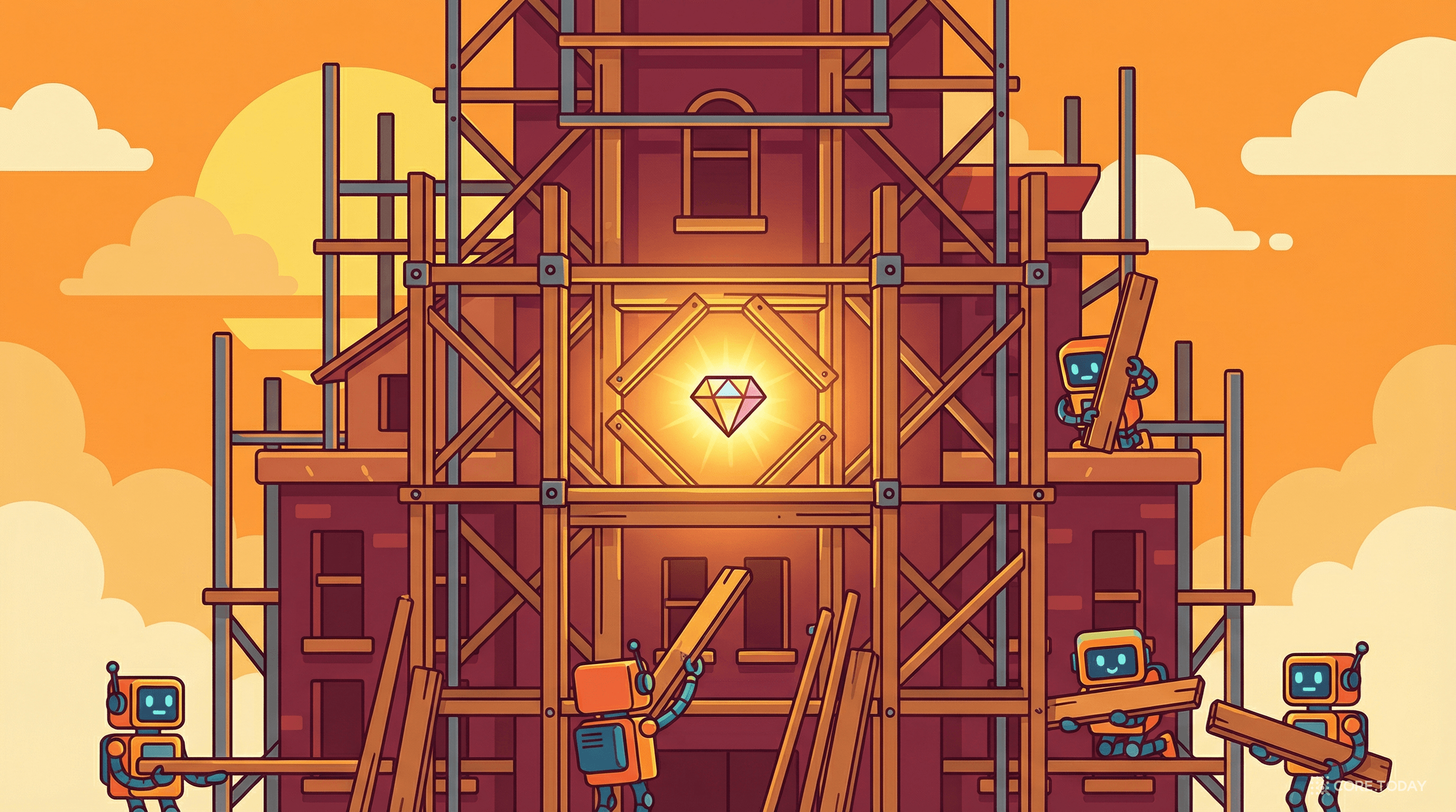 스캐폴딩 — 거대한 부수 작업 속 작은 핵심