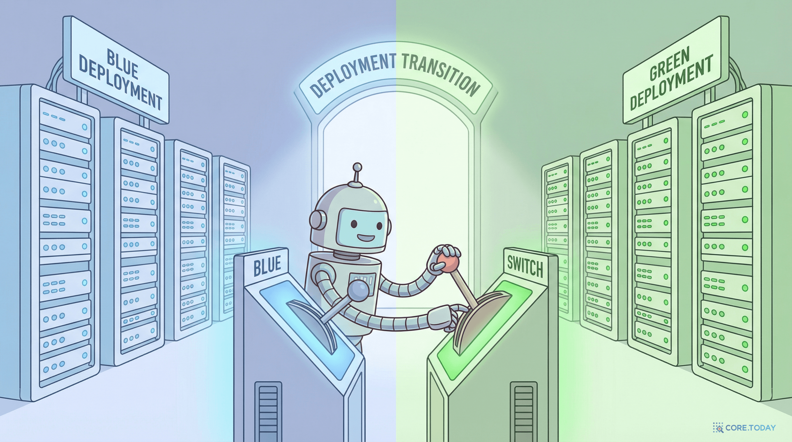 블루/그린 배포 - 점진적 트래픽 전환