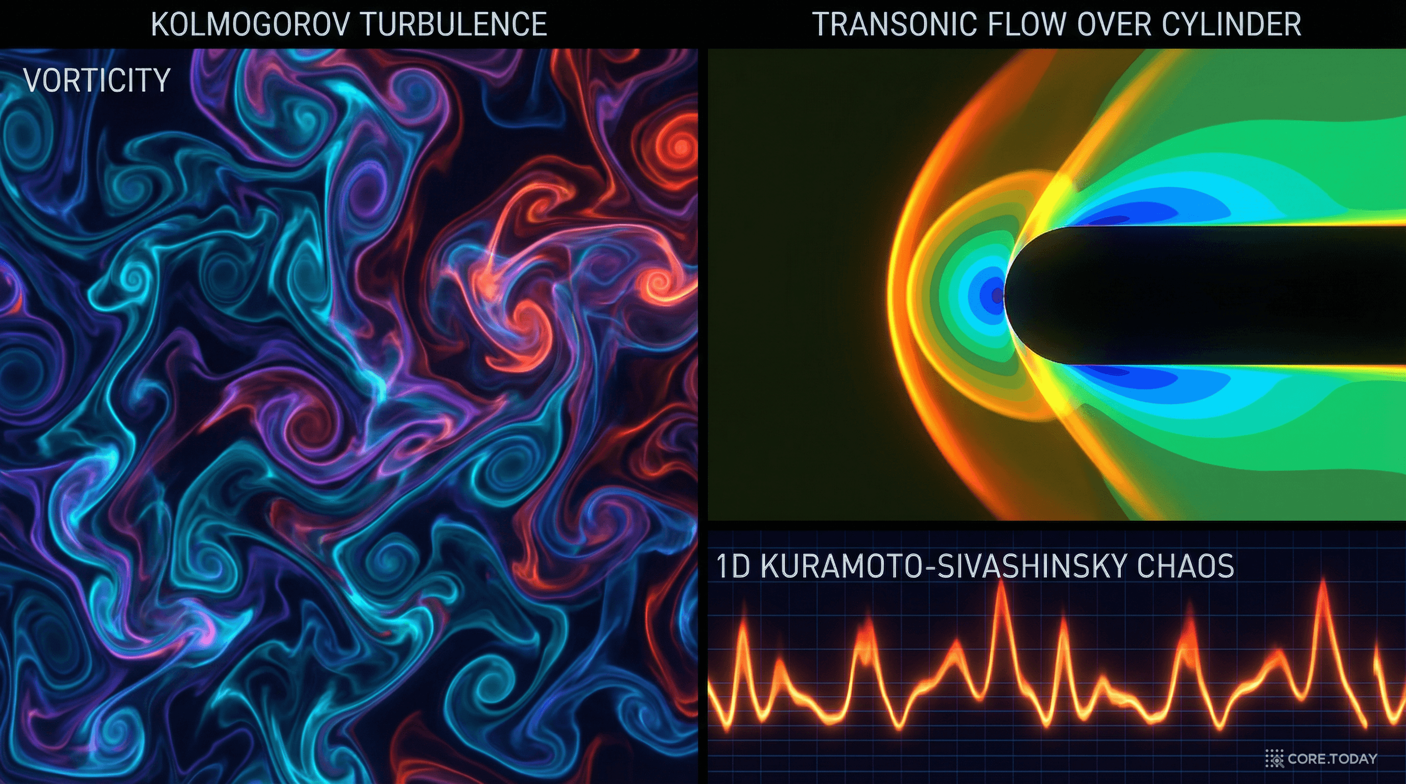 유체역학 벤치마크 데이터셋 시각화