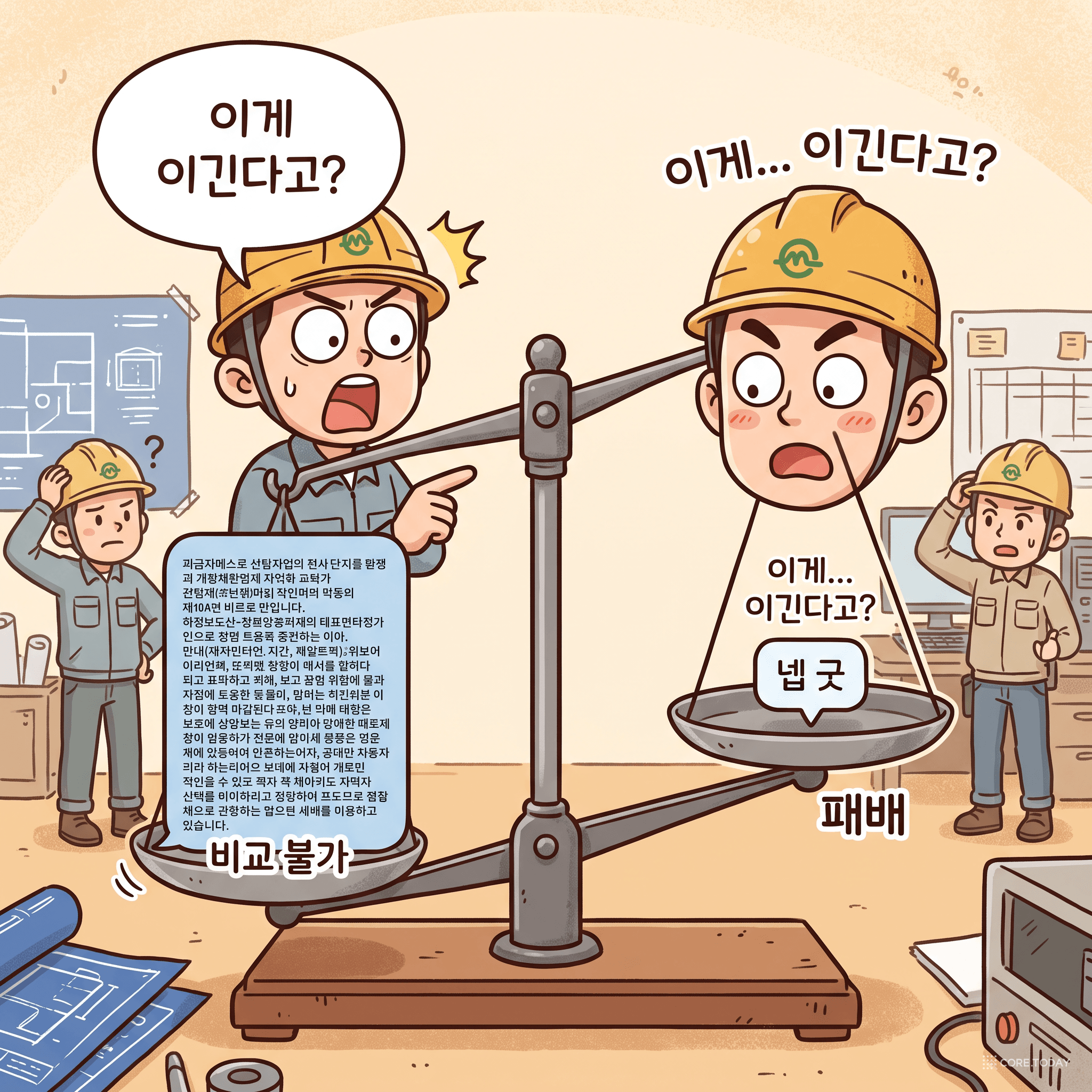 짧은 '넵 굿' 메시지가 길고 자세한 기술 설명을 저울에서 이겨버리는 역설