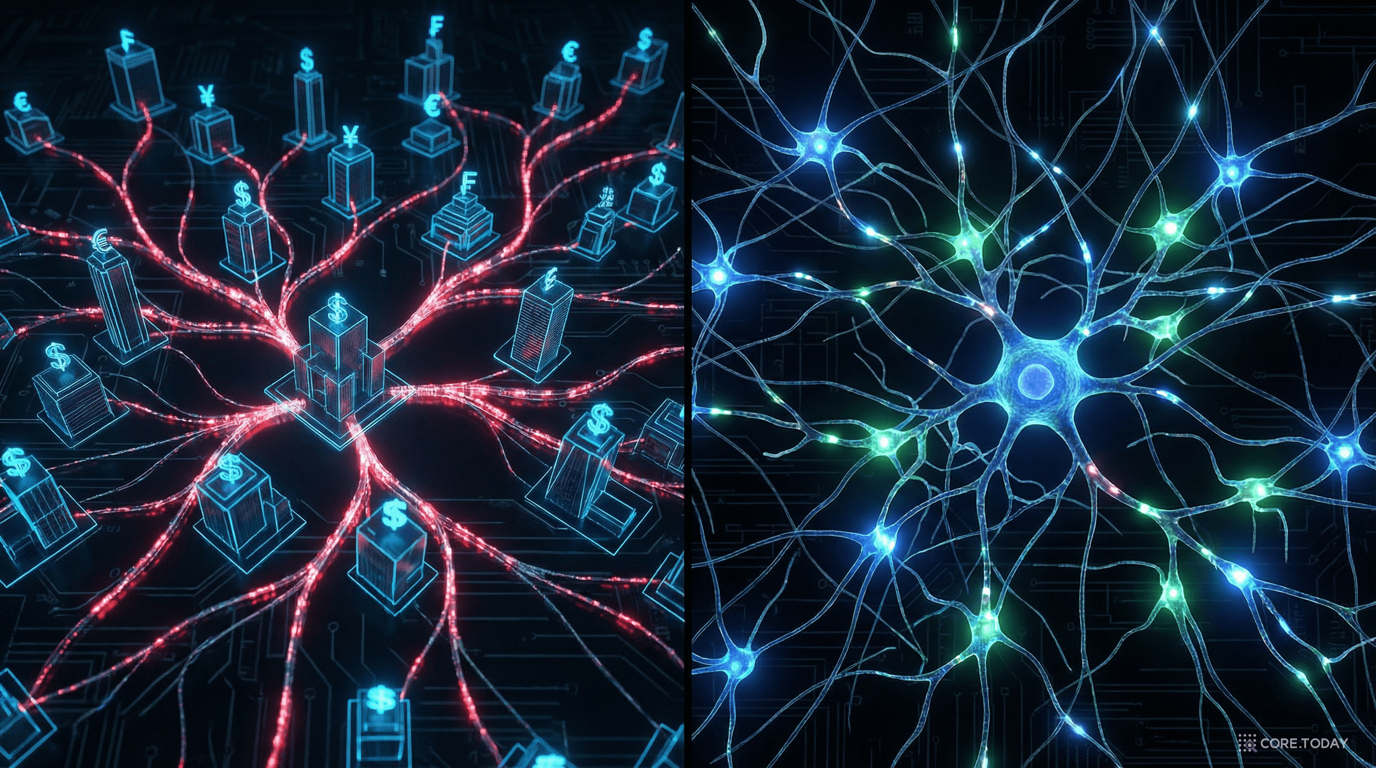 금융 네트워크 전염과 신경 네트워크의 구조적 유사성