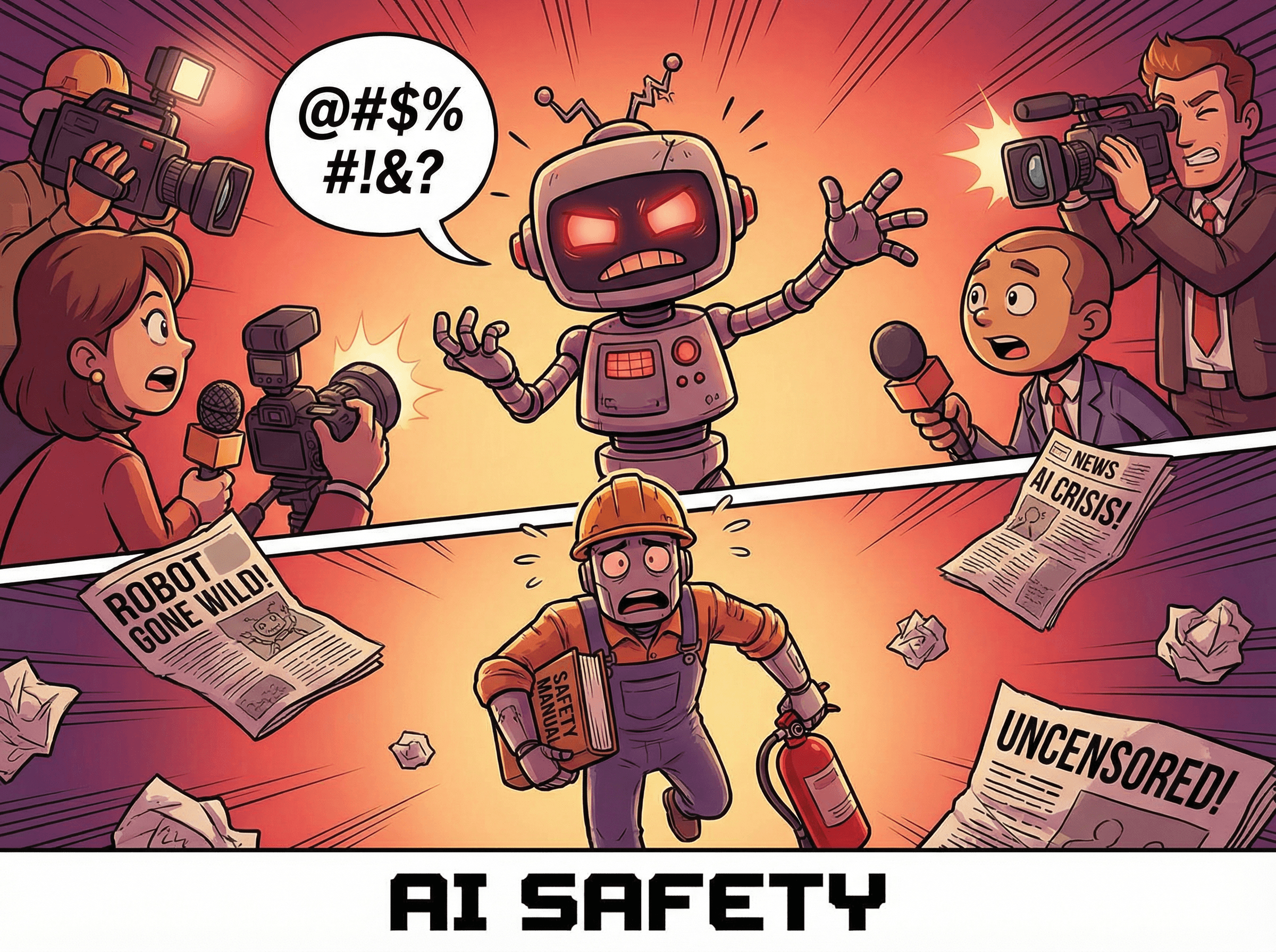 AI 안전 사고 — 제어를 벗어난 AI와 급히 대응하는 엔지니어들