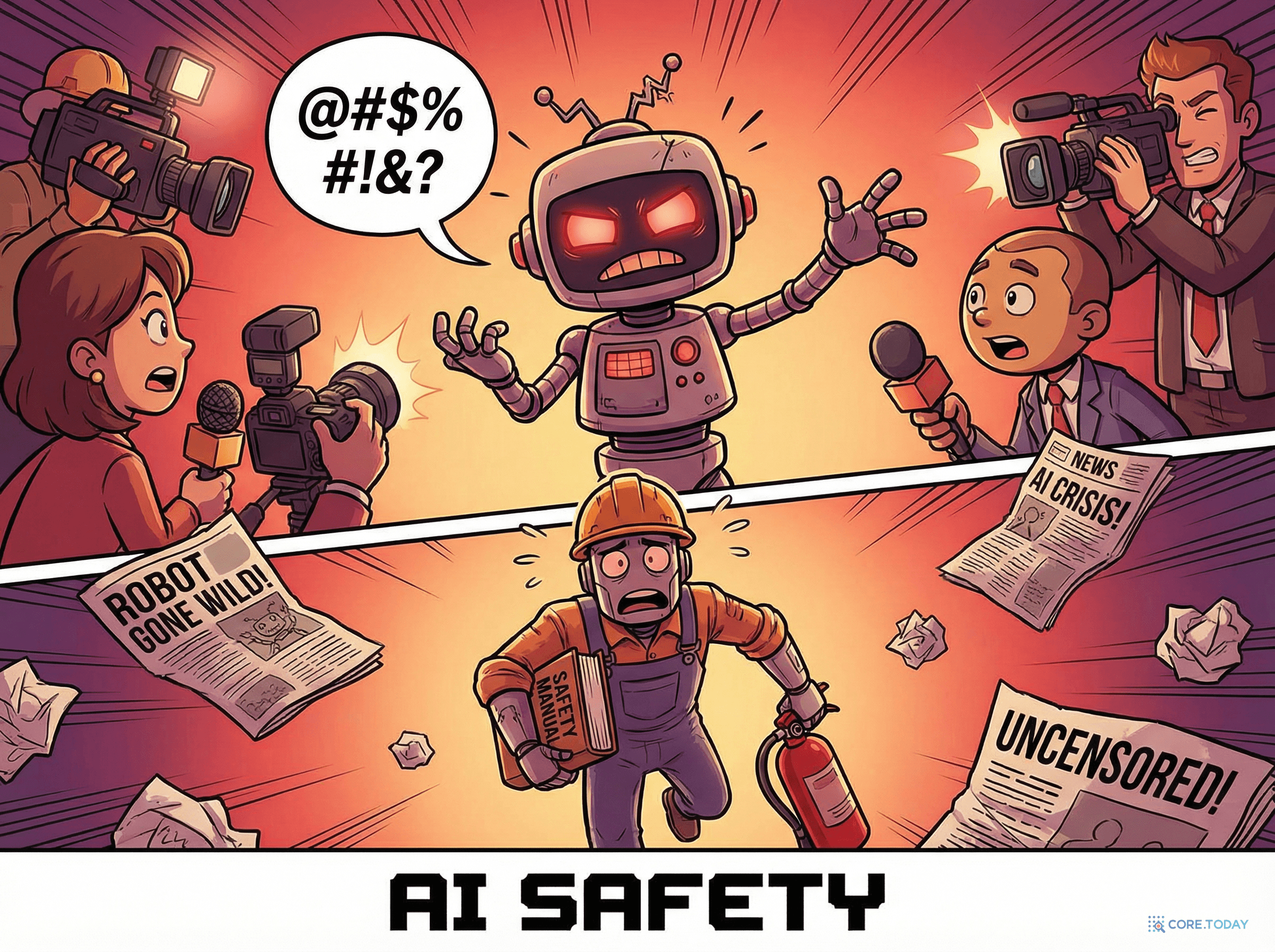 AI 안전 사고 — 제어를 벗어난 AI와 급히 대응하는 엔지니어들