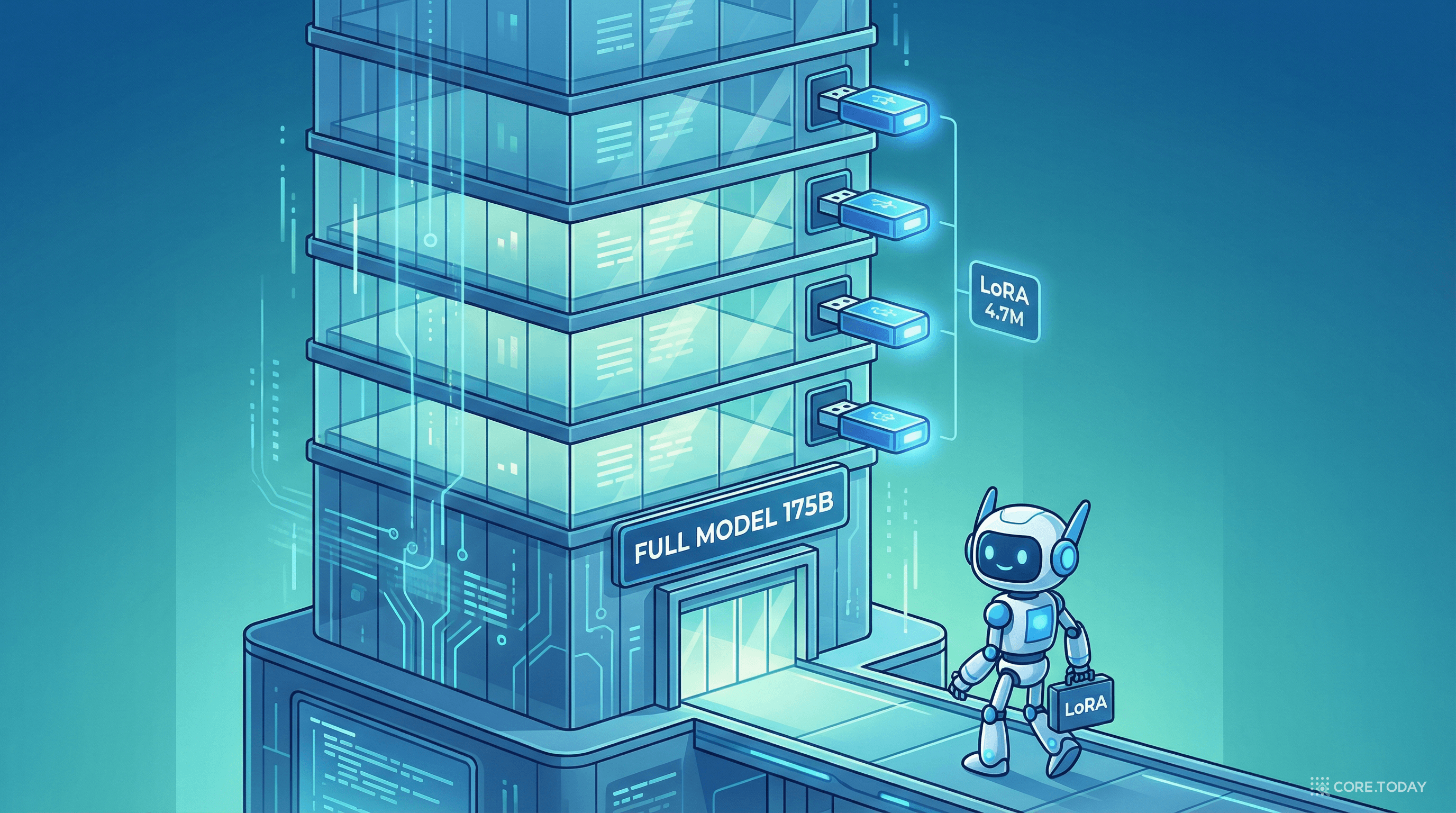 LoRA와 깊이의 관계: 깊은 네트워크가 효율적 적응을 가능하게 한다