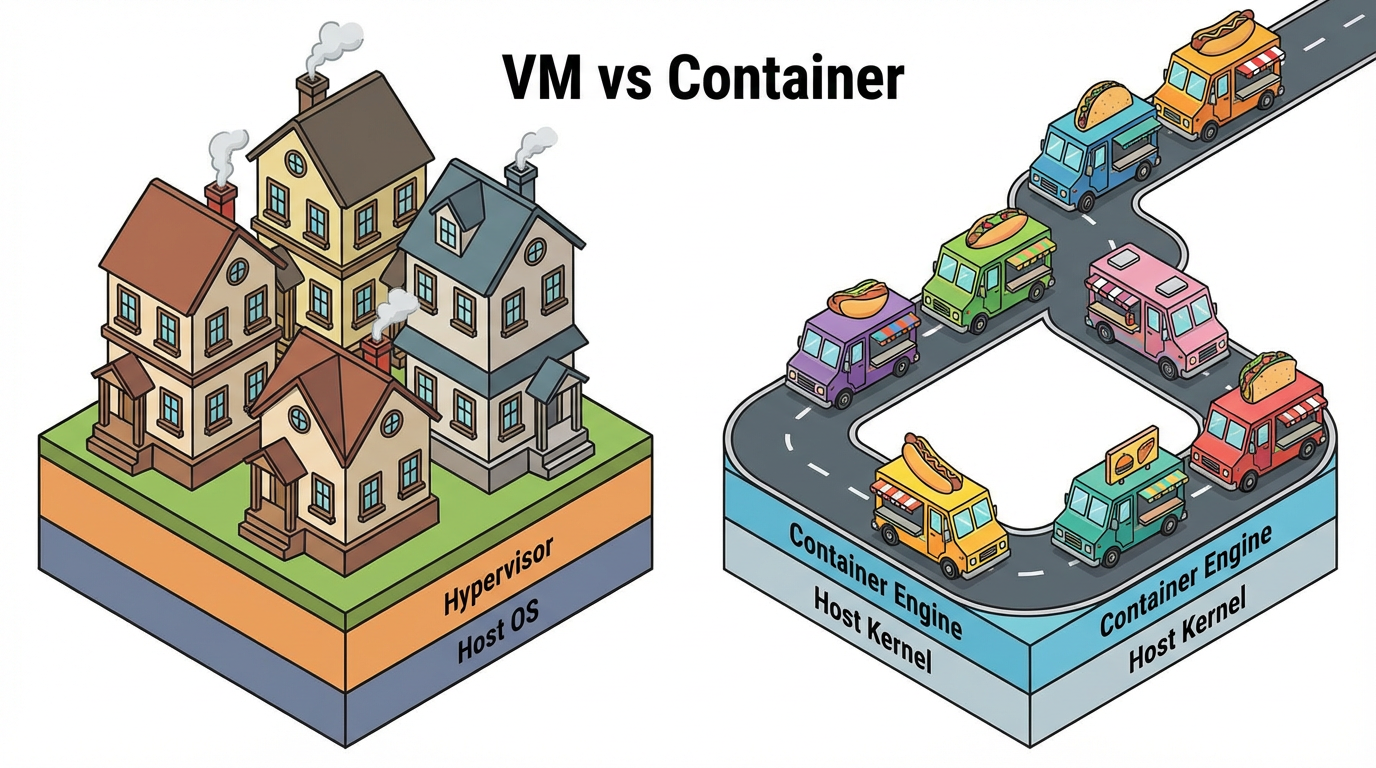 VM vs 컨테이너 비교
