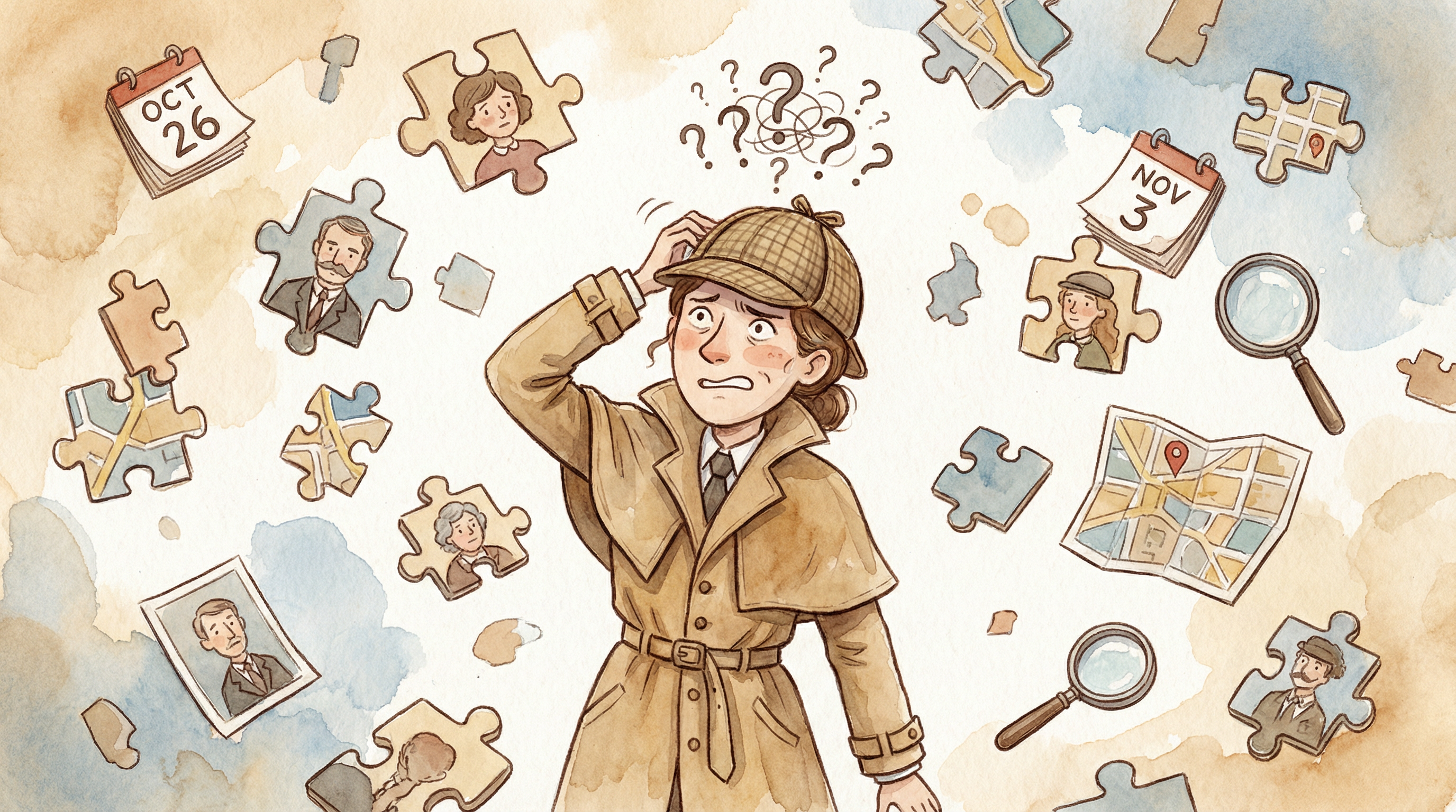 단서는 있지만 연결이 없는 상태