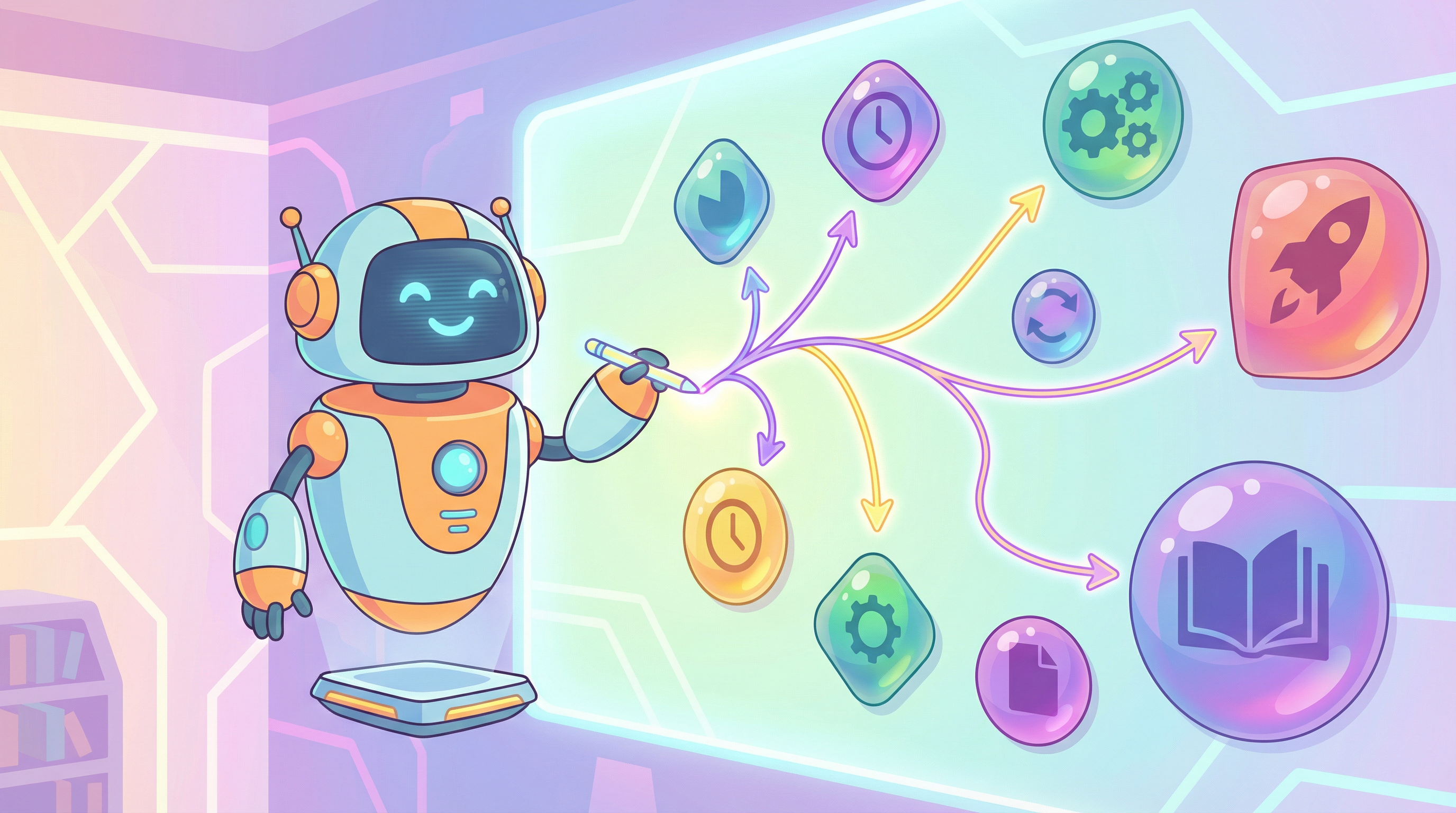 EKG를 구축하는 AI 로봇