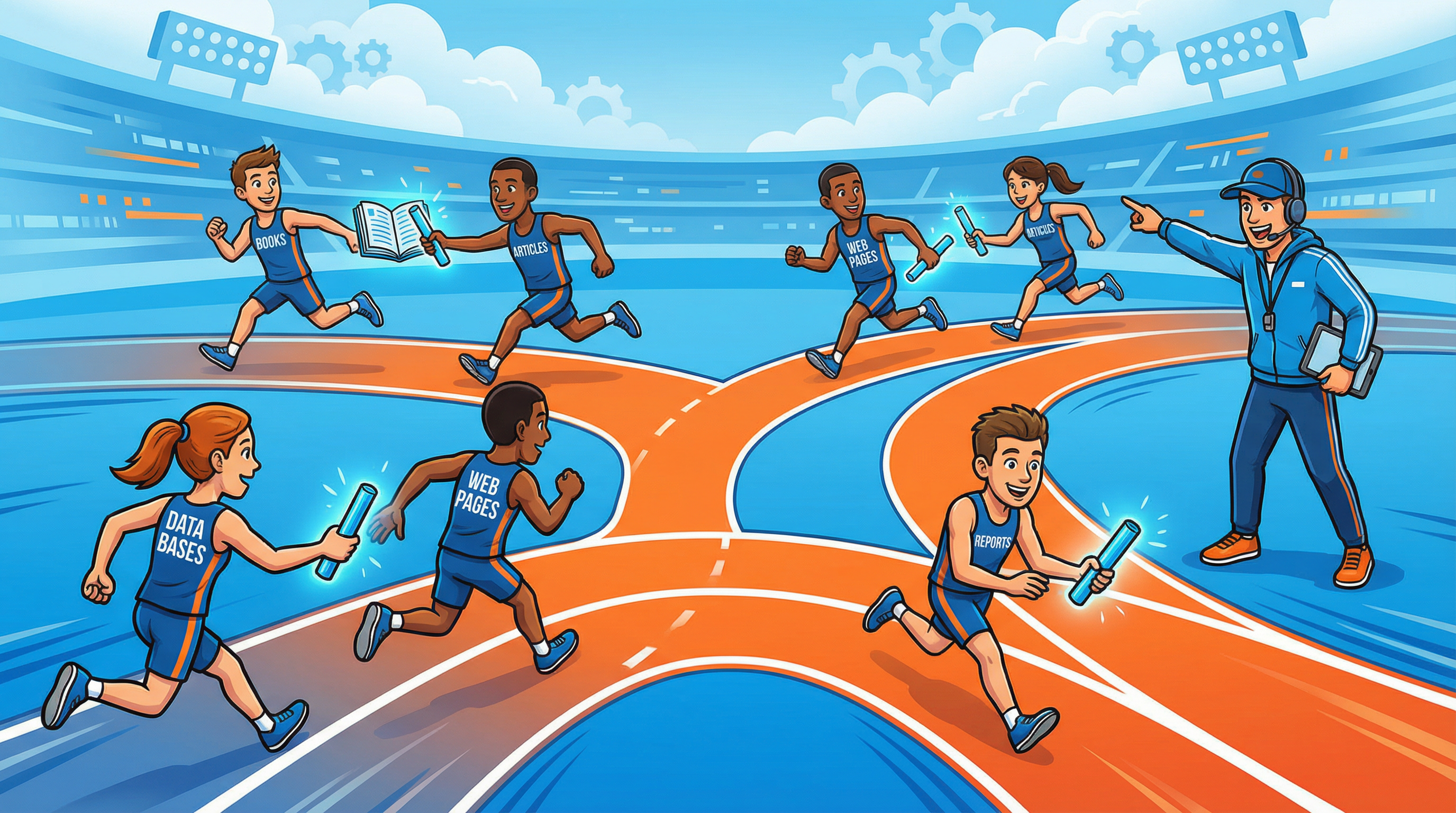 다중 문서를 넘나드는 이벤트 릴레이