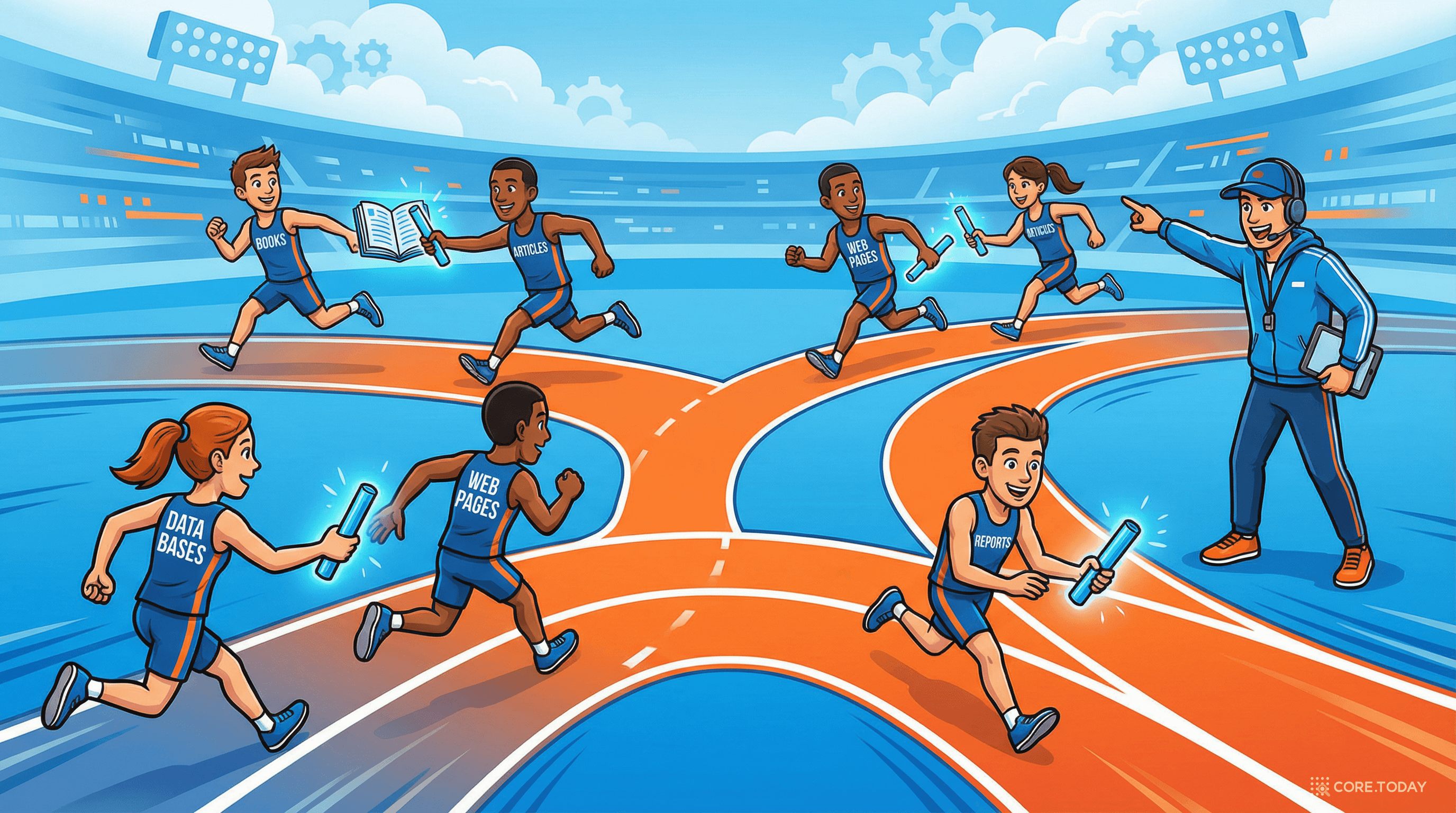 다중 문서를 넘나드는 이벤트 릴레이