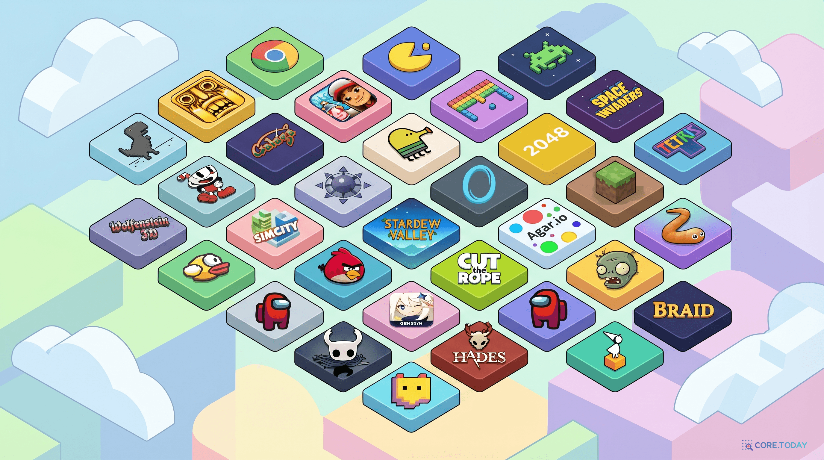 34개 브라우저 게임 컬렉션