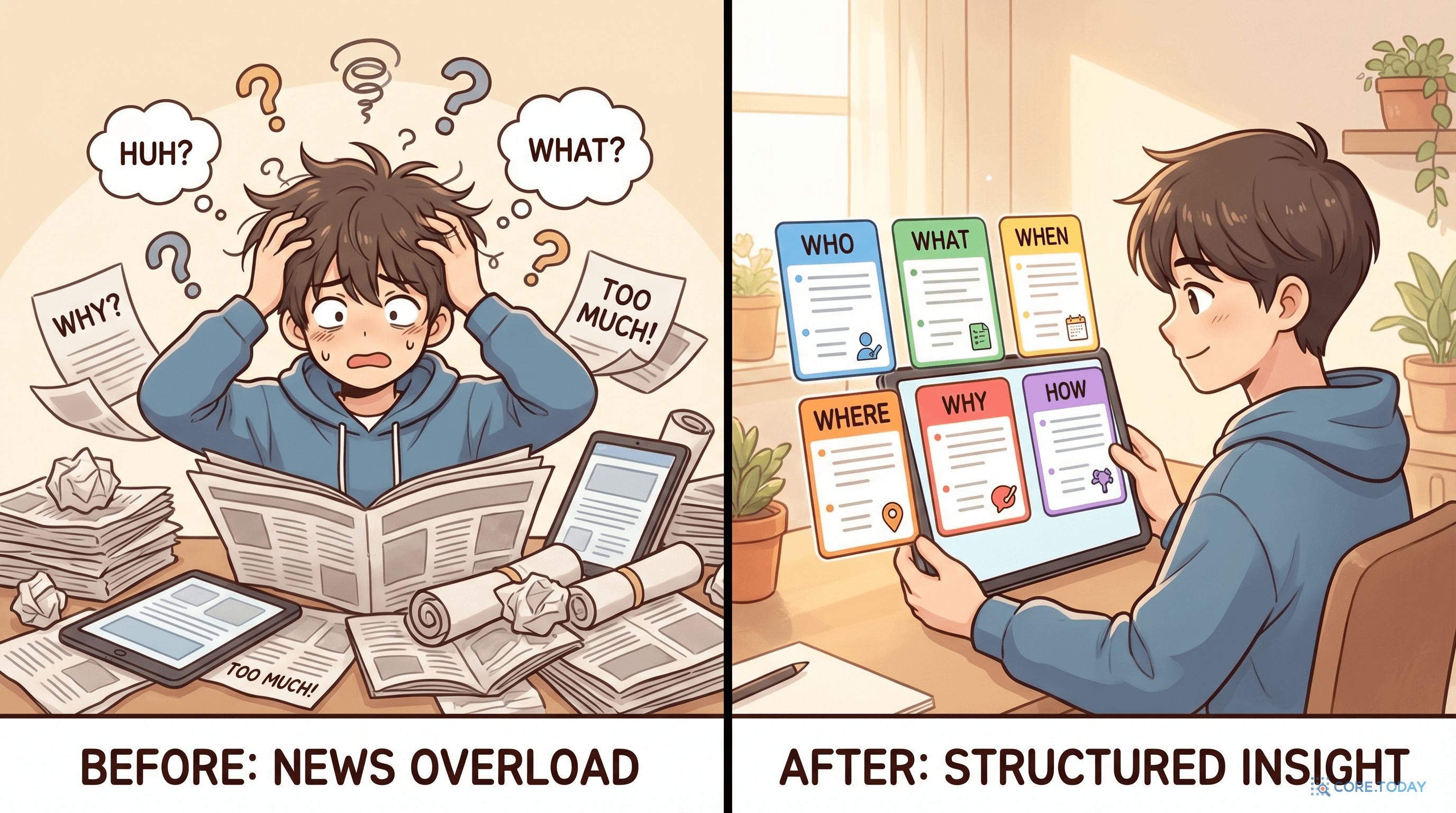 정보 과부하에서 구조화된 정보로