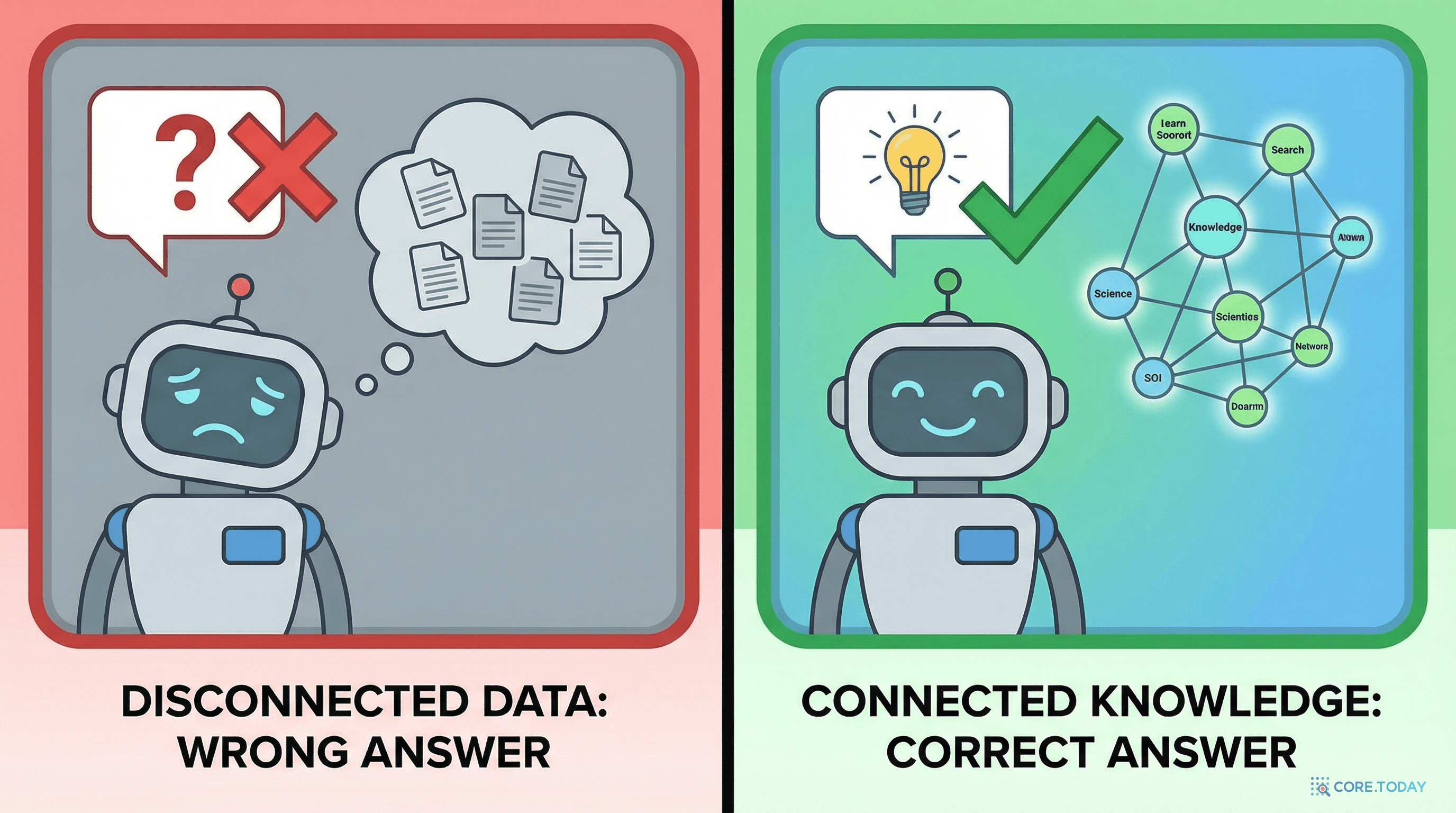 Naive RAG vs Graph RAG — 실패와 성공의 극적인 대비