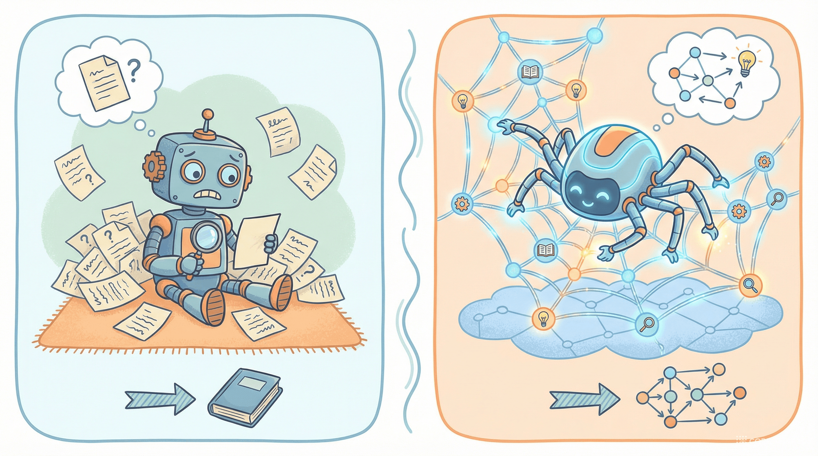 RAG vs GraphRAG의 근본적 차이