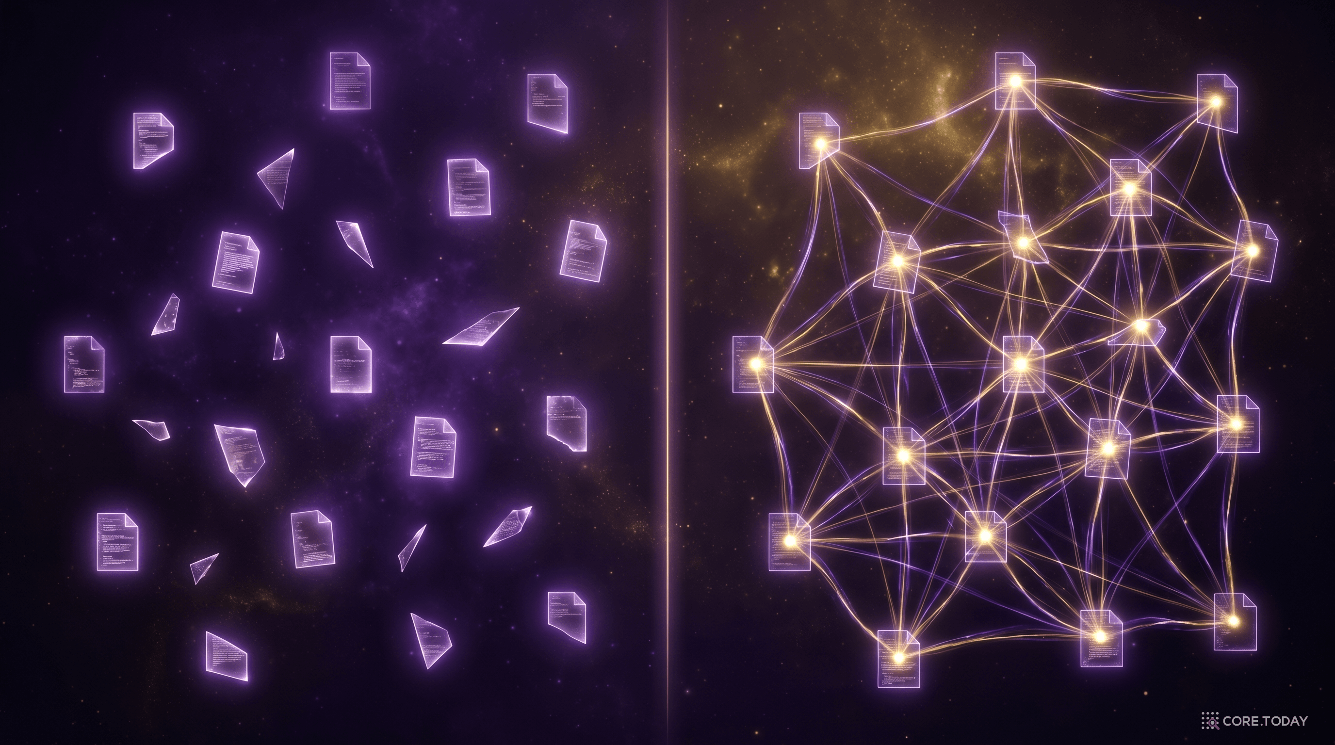 벡터 검색은 문서를 독립된 조각으로 본다 vs GraphRAG는 문서들을 연결된 그래프로 엮는다