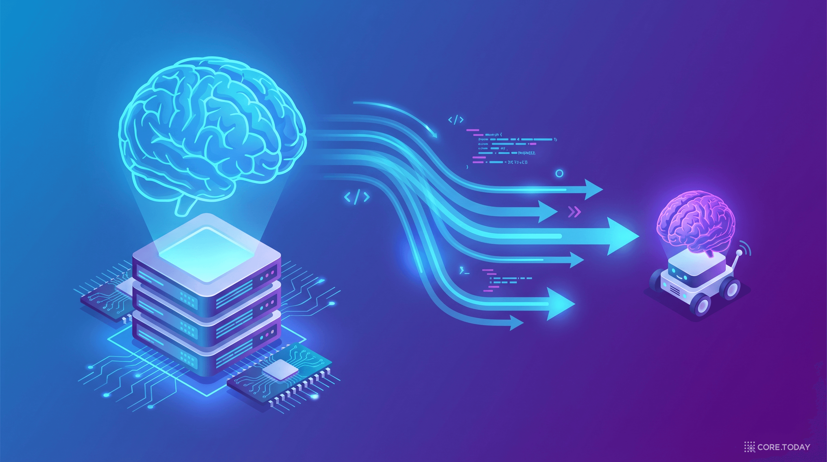 지식 증류: 32B 교사에서 2B 학생으로