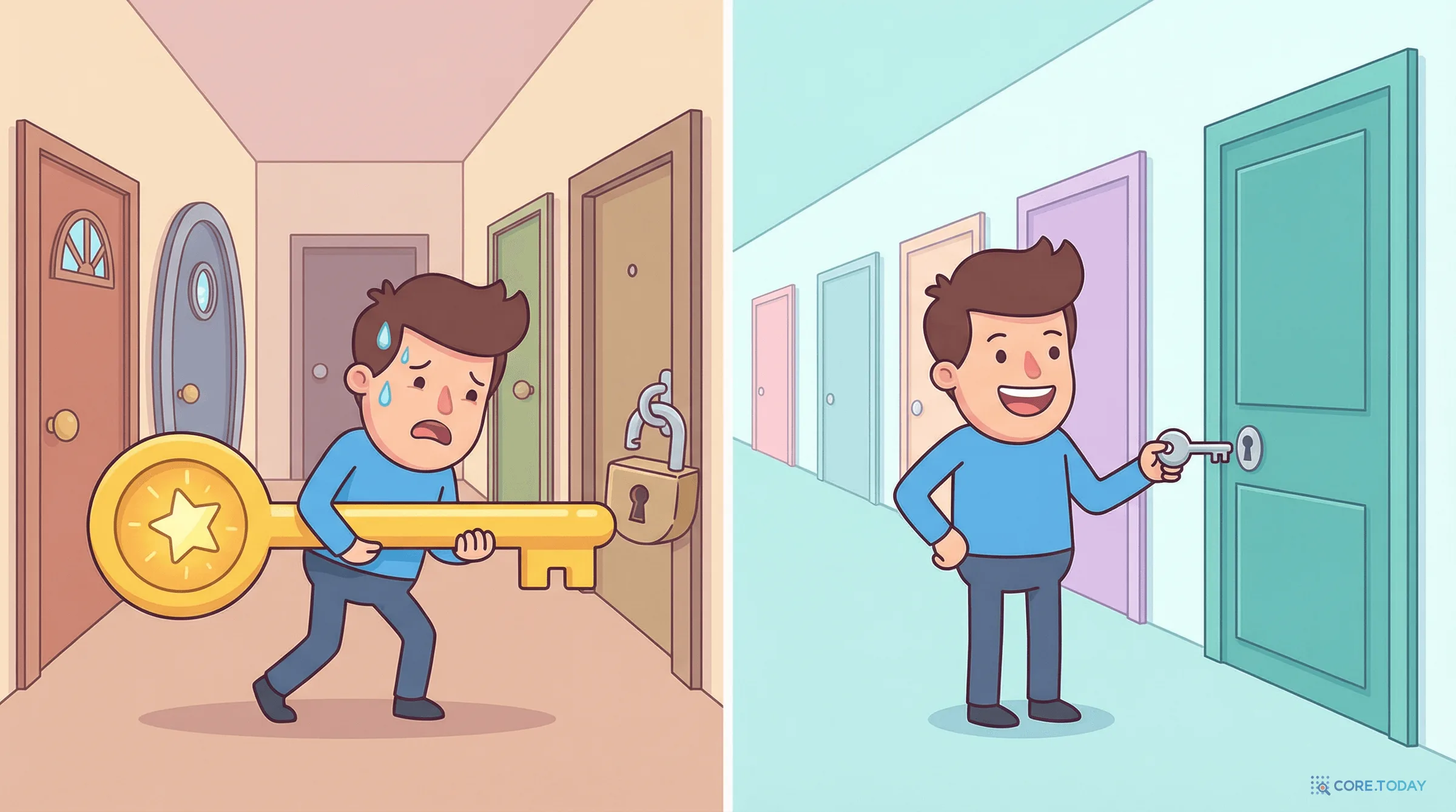 거대한 마스터키 하나 vs 딱 맞는 작은 열쇠 — 최소 권한 원칙의 핵심