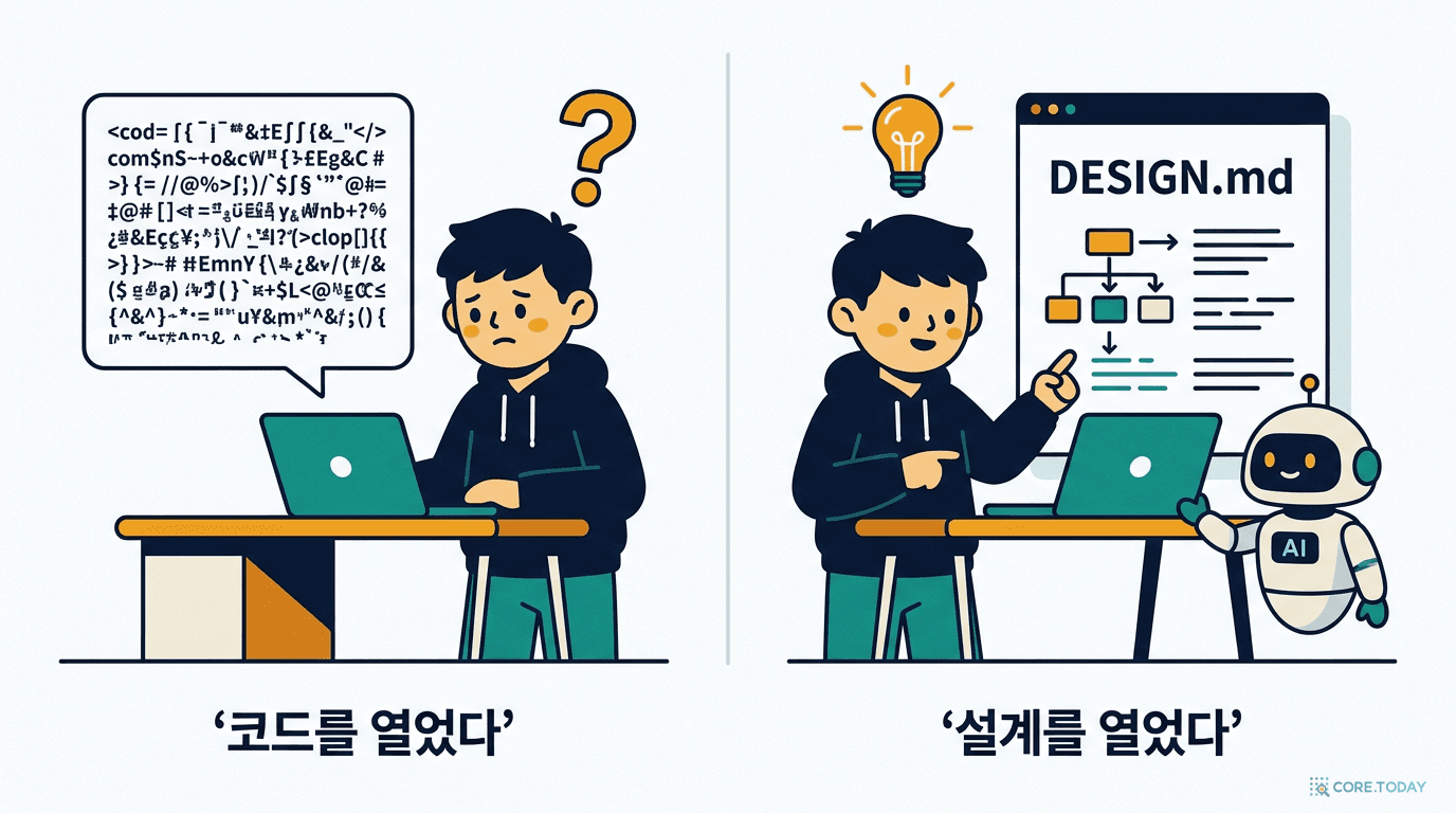 코드를 열었다 vs 설계를 열었다