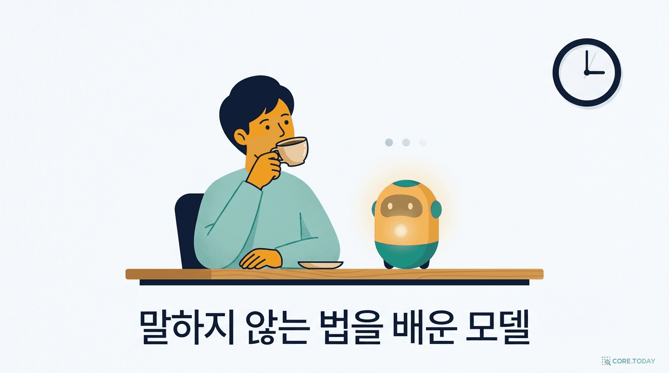말하지 않는 법을 배운 모델