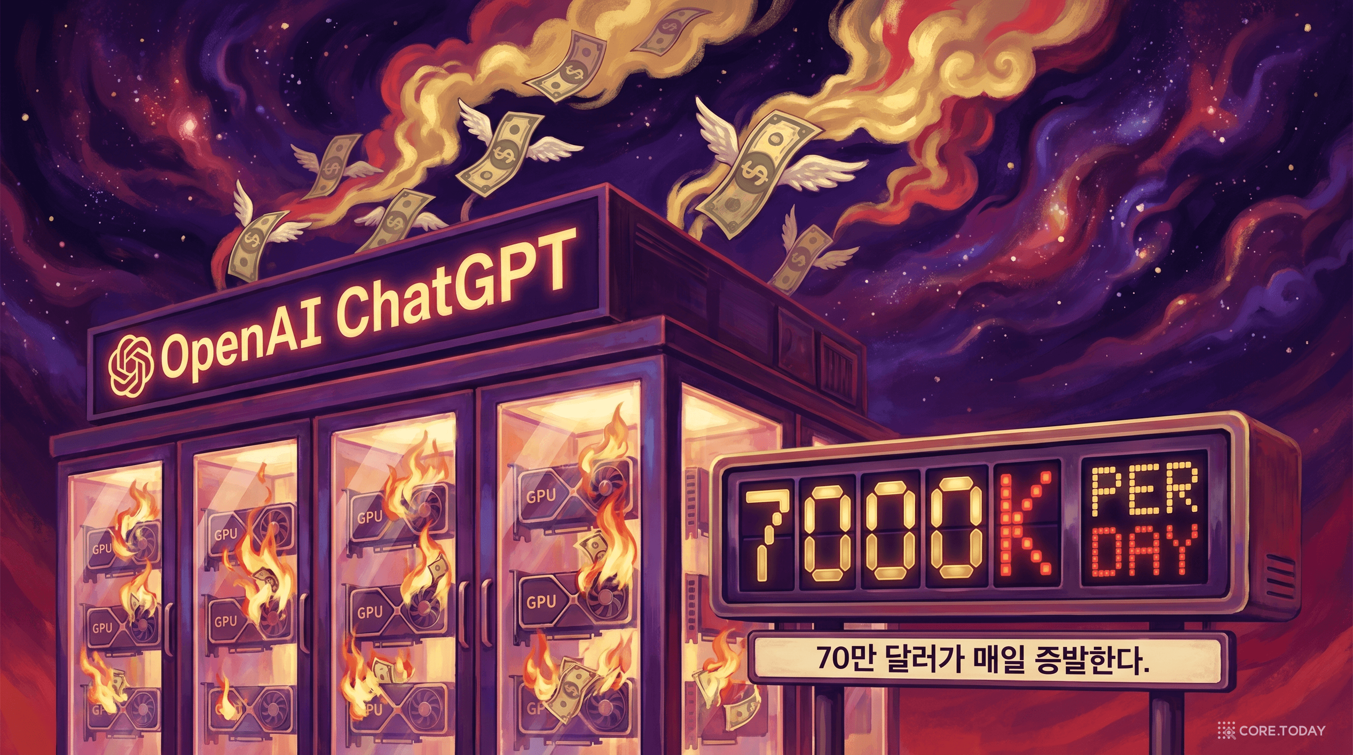 70만 달러가 매일 증발한다 — ChatGPT 추론 비용의 충격적 규모