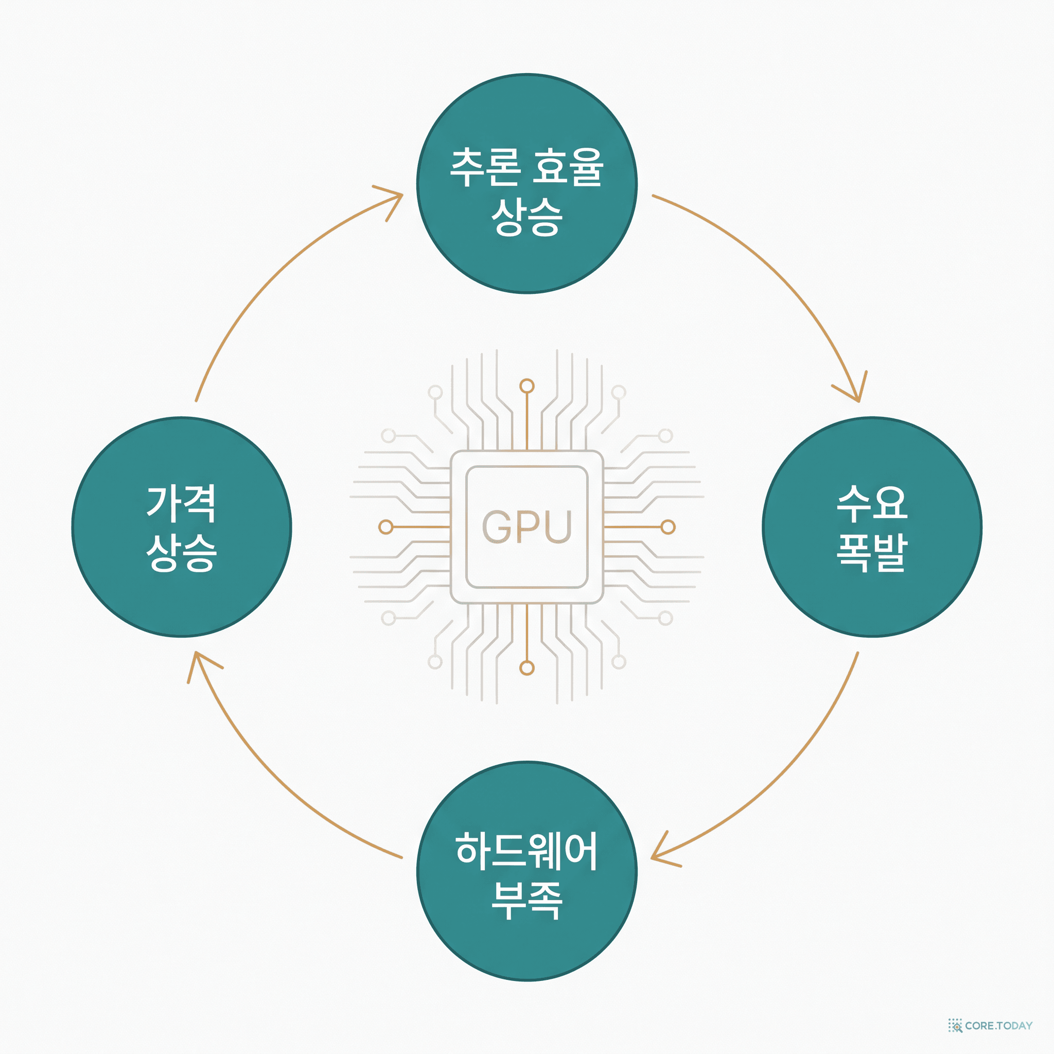 효율 상승이 수요 폭발을, 다시 하드웨어 부족과 가격 상승을 부르는 악순환