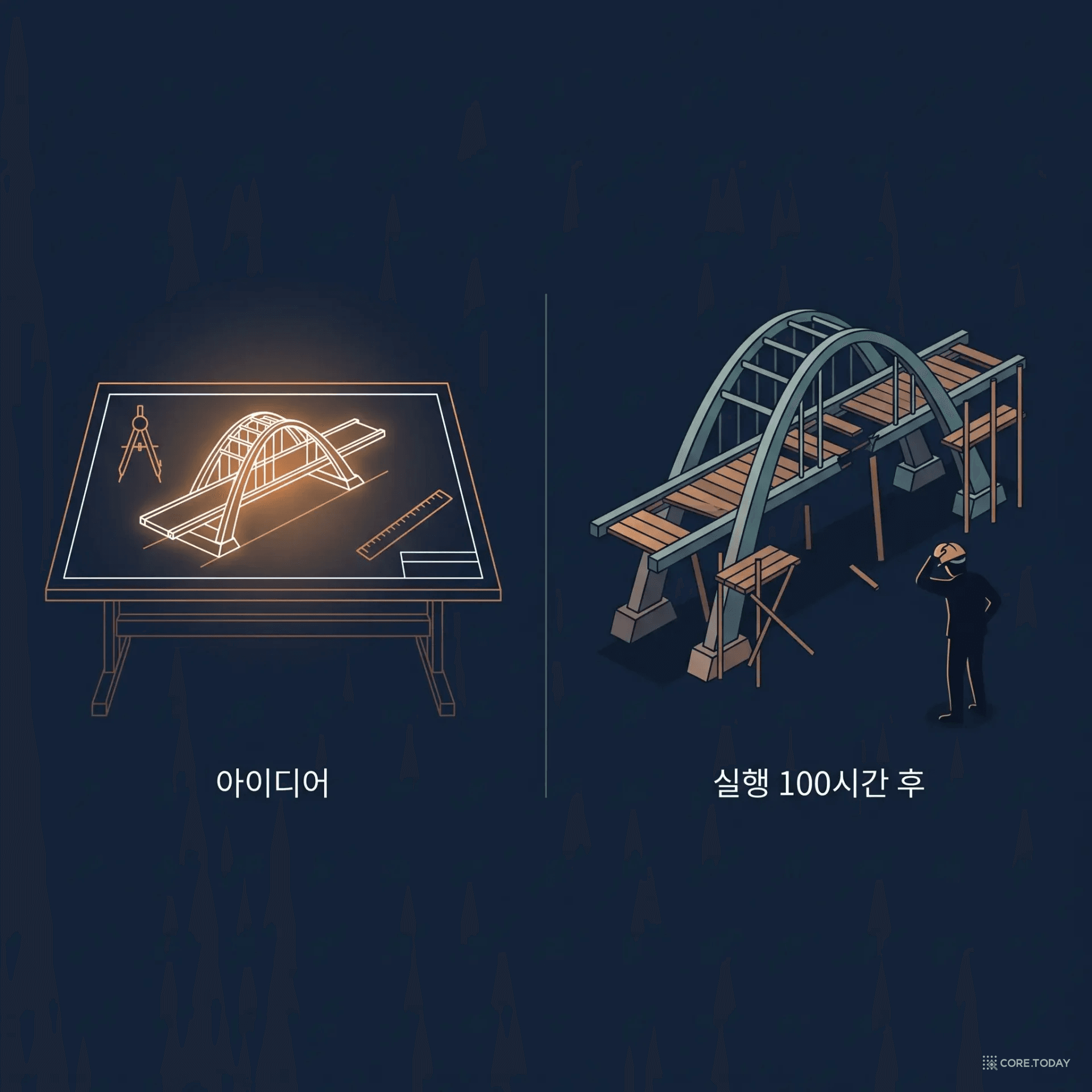 아이디어와 실행 100시간 후