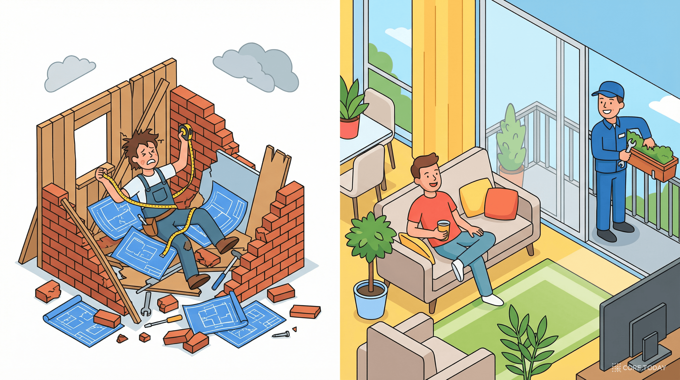 직접 집 짓기 vs 아파트 입주 — 관리형 K8s의 핵심 비유