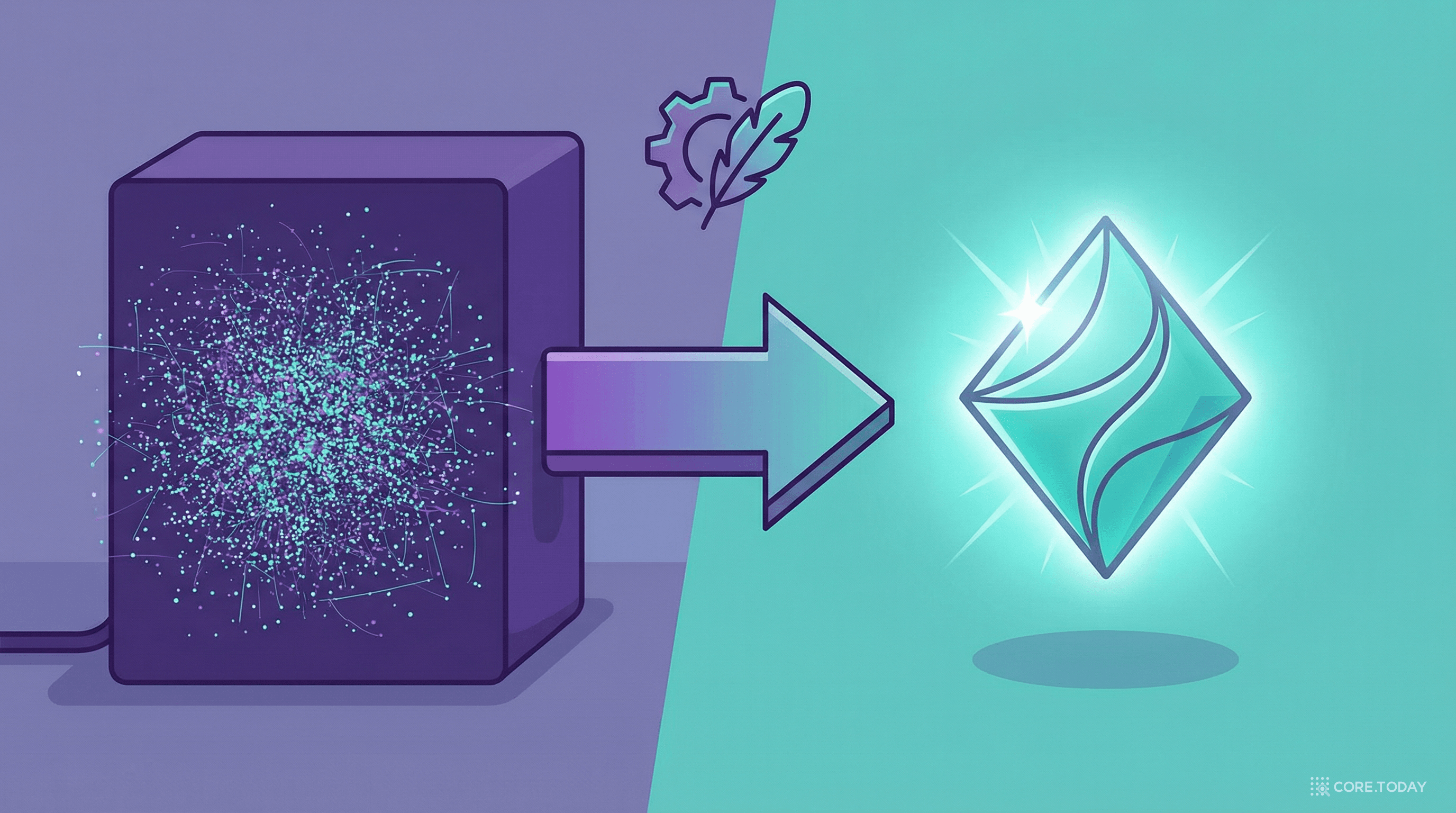 효율적 AI — 거대한 파라미터 덩어리를 소수의 우아한 곡선으로 압축하는 개념