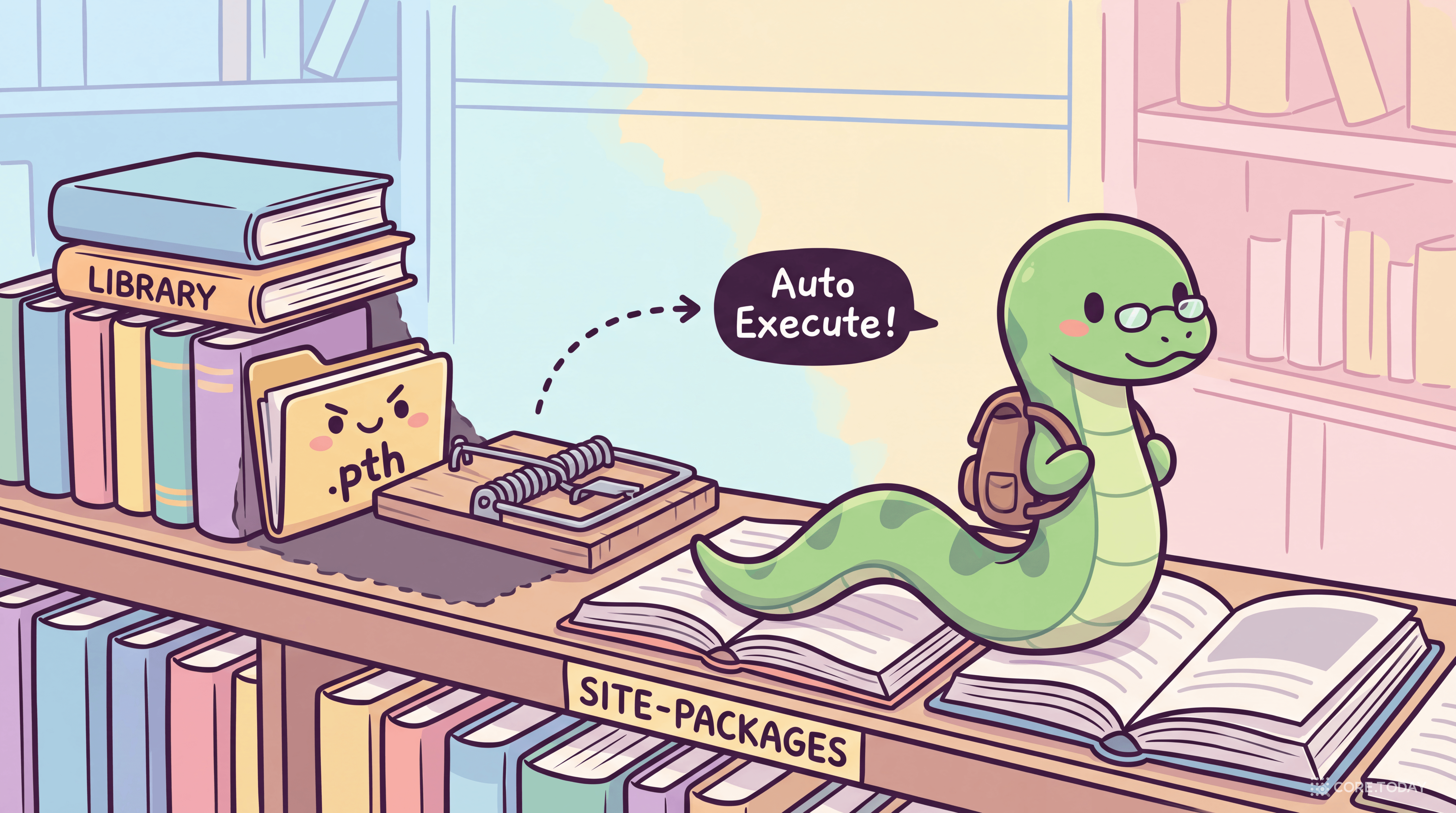 Python .pth 파일 — 인터프리터가 시작되면 자동으로 실행되는 숨겨진 트랩