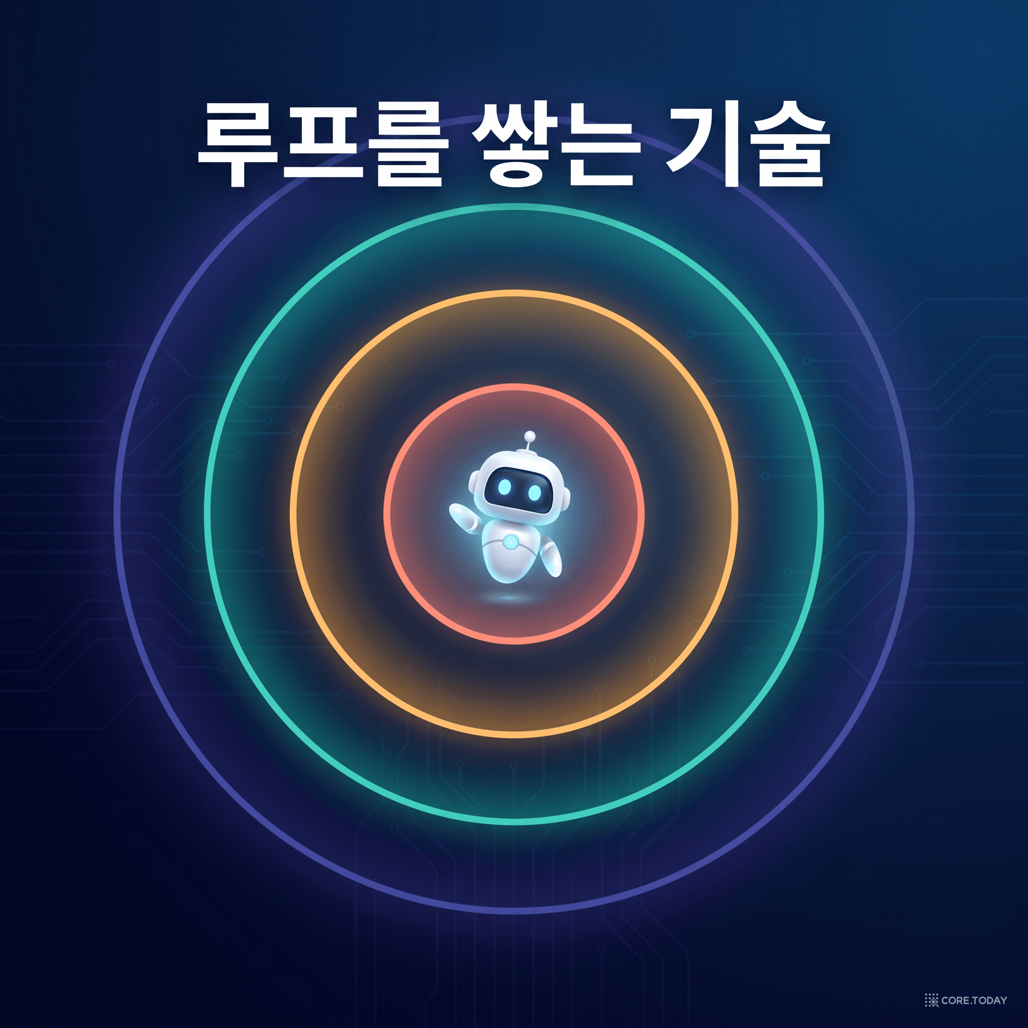루프를 쌓는 기술 — 네 개의 루프가 겹겹이 포개진 에이전트