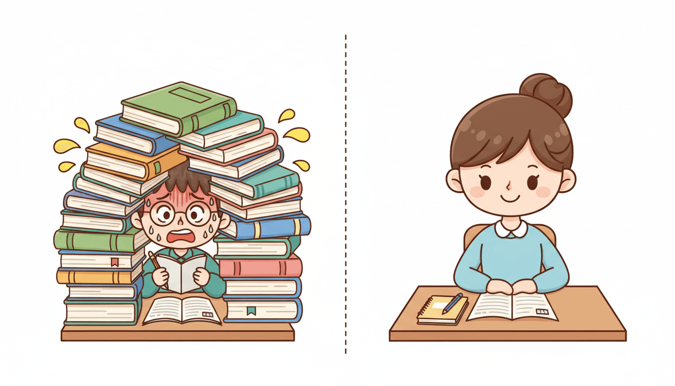 시험장의 두 학생 — 교과서를 전부 펼치는 Transformer vs 핵심 노트 하나로 승부하는 Mamba