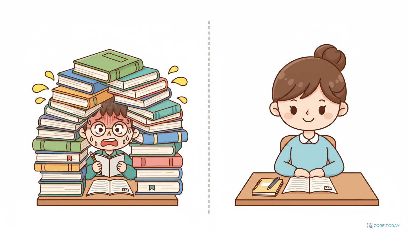 시험장의 두 학생 — 교과서를 전부 펼치는 Transformer vs 핵심 노트 하나로 승부하는 Mamba