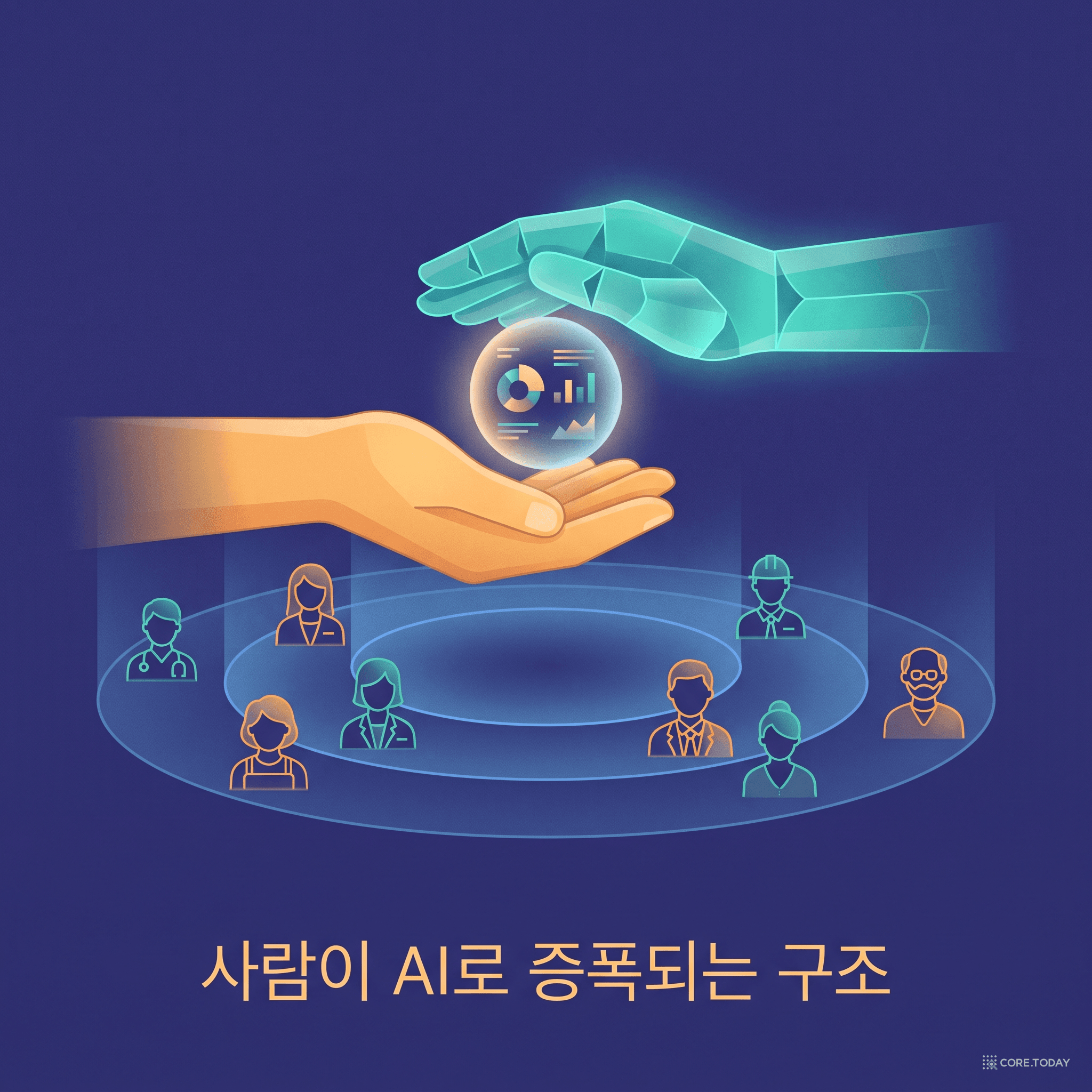 사람이 AI로 증폭되는 구조