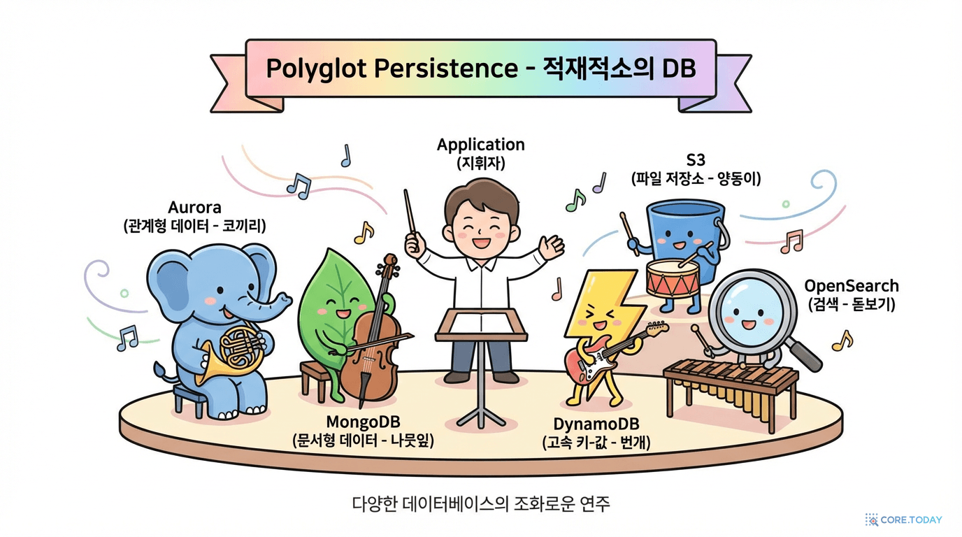Polyglot Persistence: 다양한 데이터베이스의 조화로운 연주