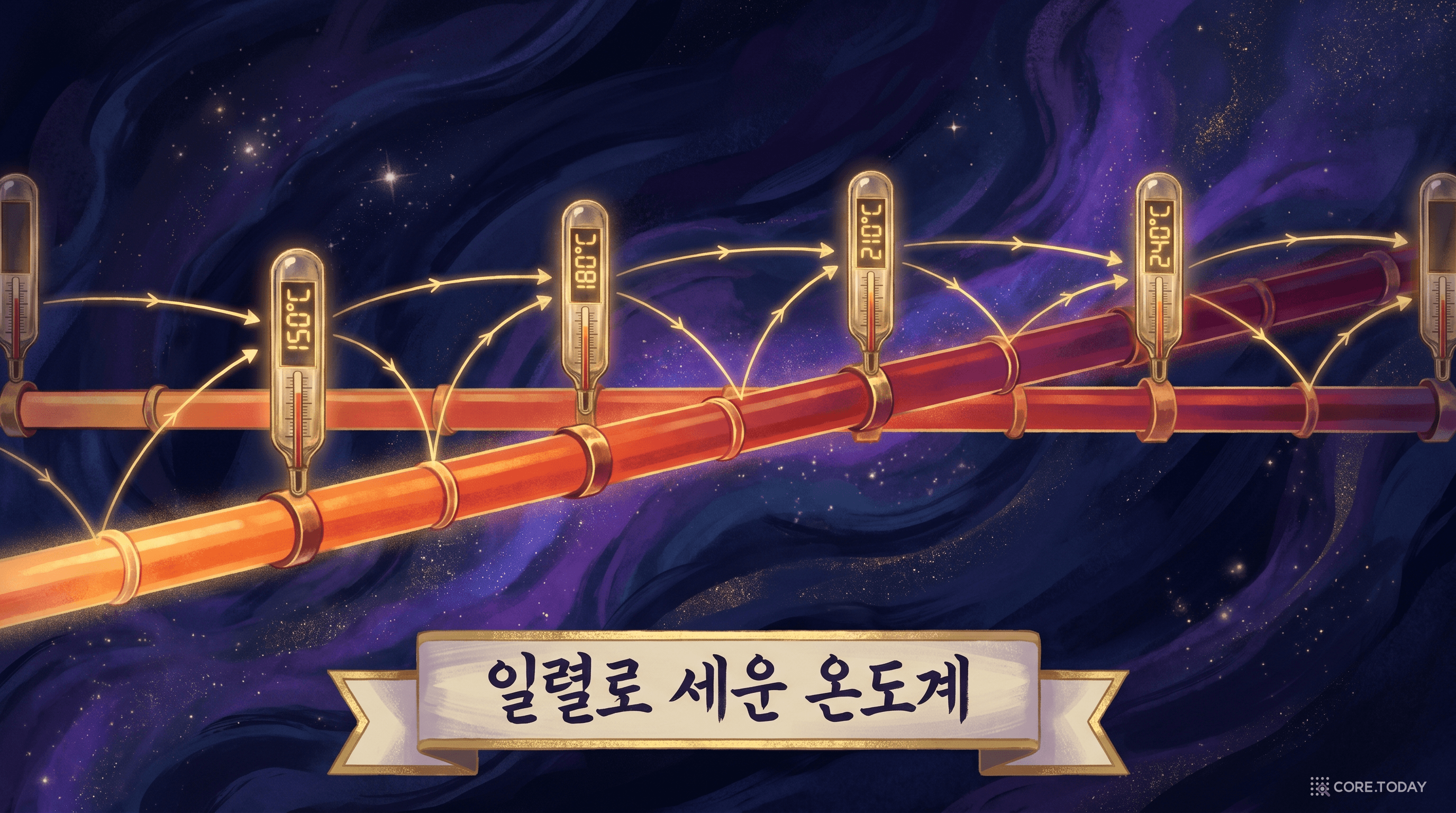 FDM의 직관 — 일렬로 세운 온도계로 열의 흐름을 추적한다