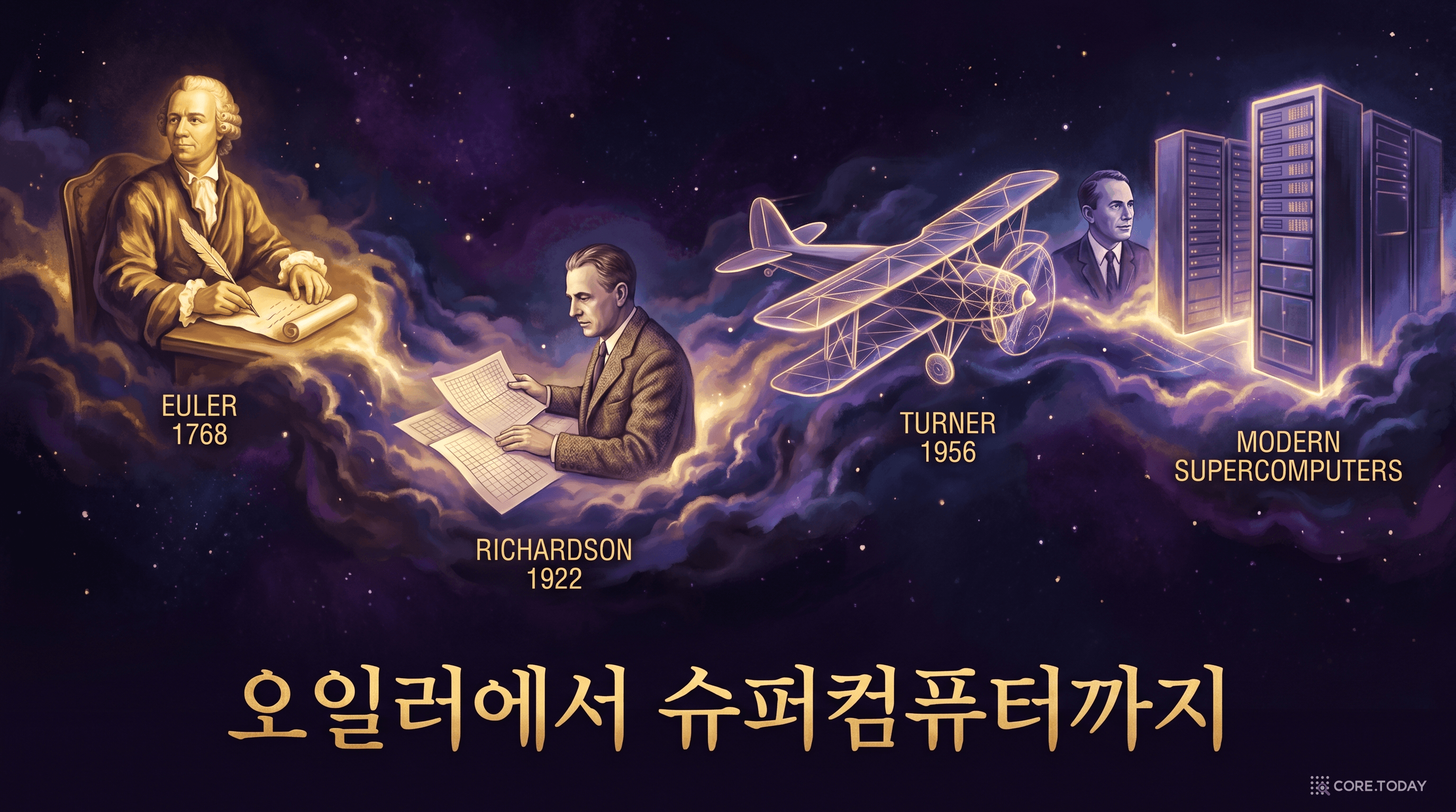 수치해석 260년의 역사 — 오일러부터 슈퍼컴퓨터까지