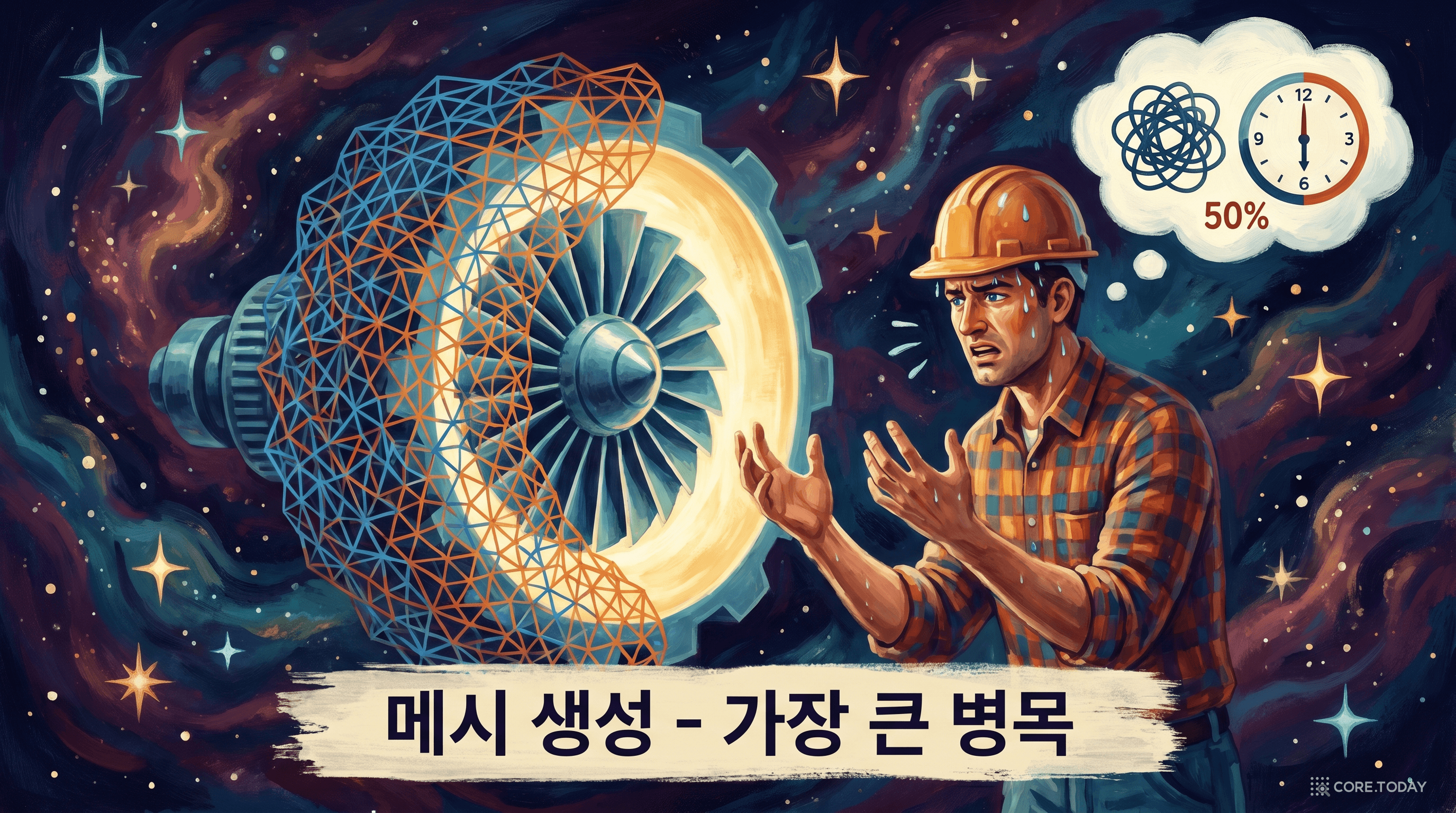 메시 생성은 CAE 프로젝트의 가장 큰 병목 — 전체 시간의 절반