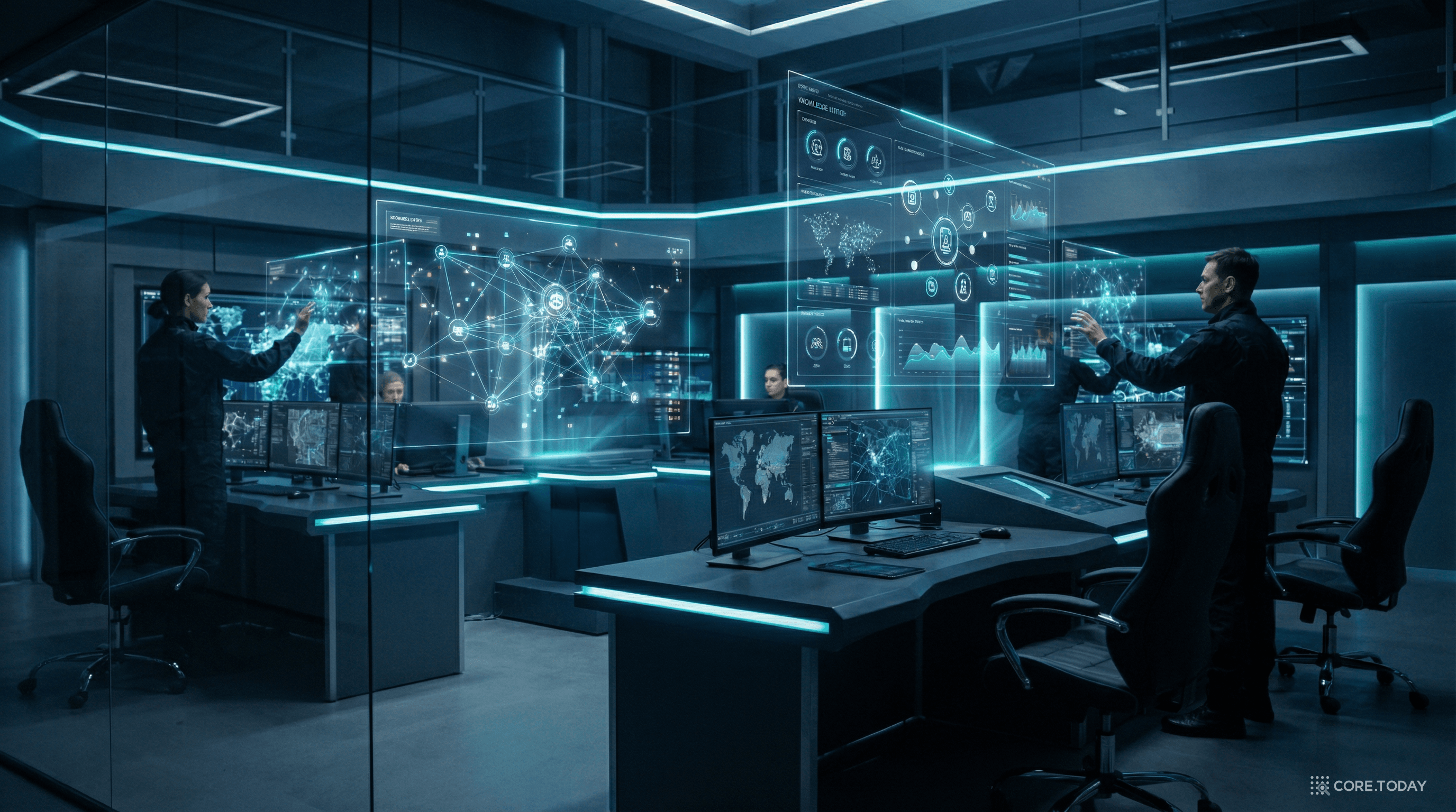 Palantir 스타일의 데이터 커맨드 센터