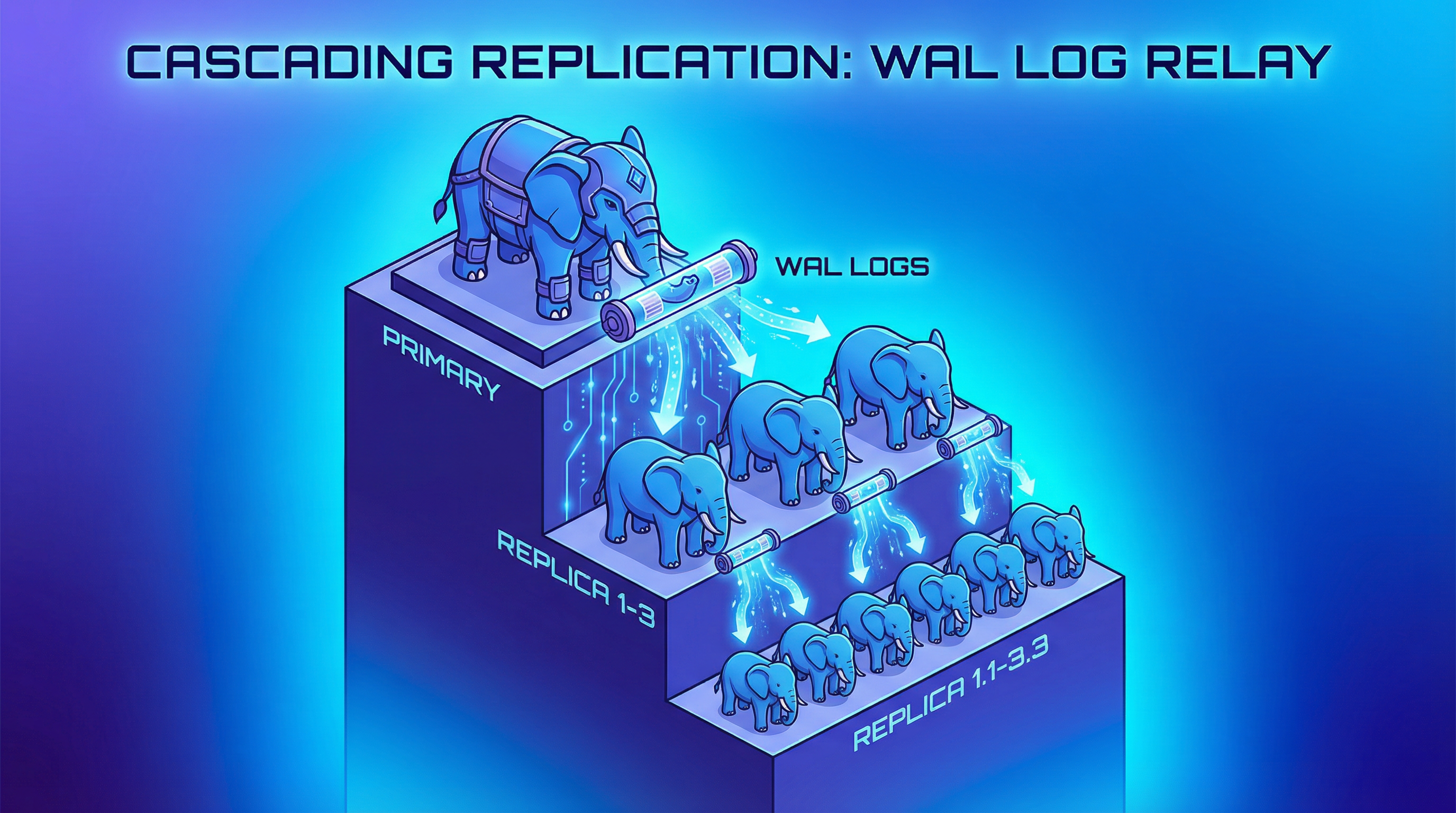캐스케이딩 리플리케이션: 릴레이 방식으로 복제를 전달