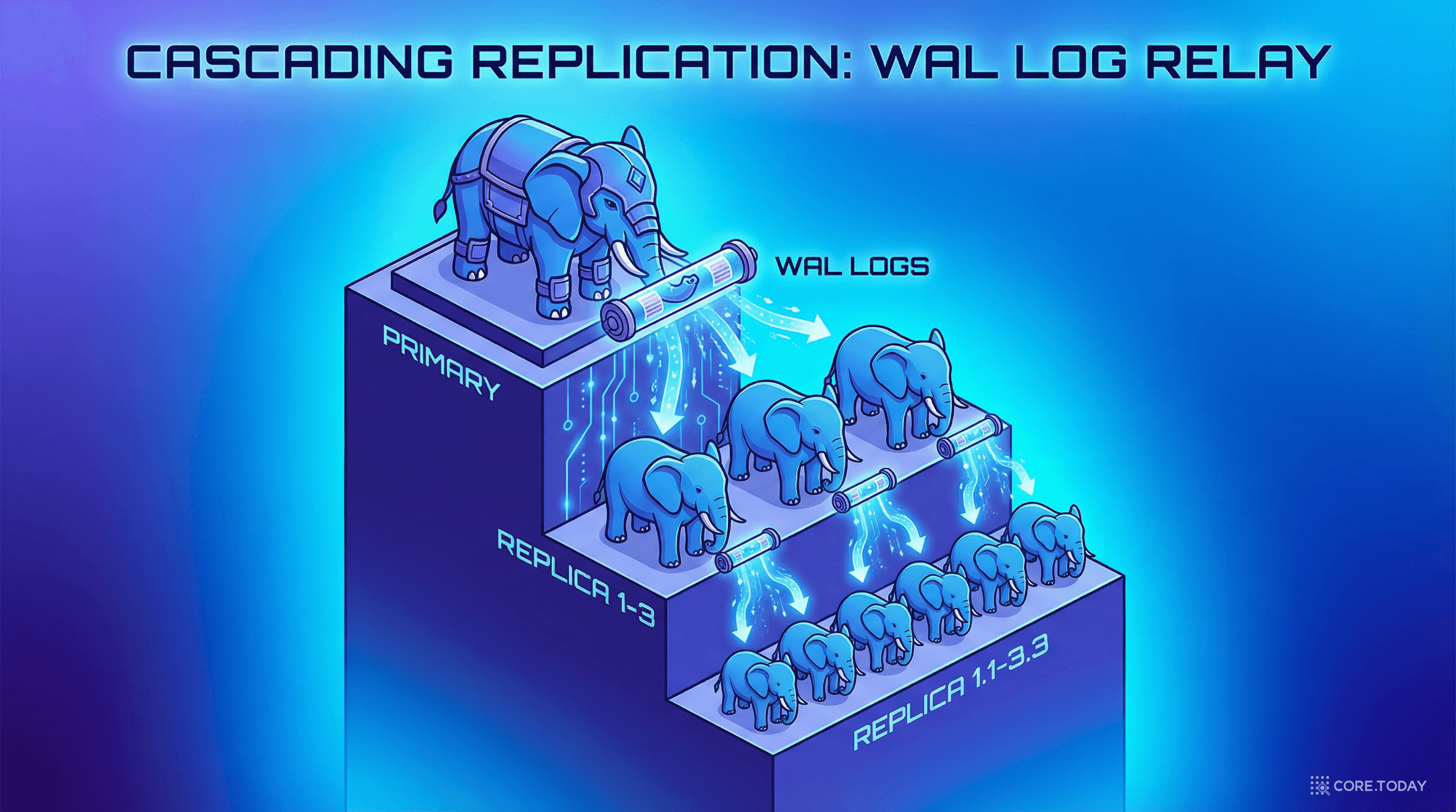 캐스케이딩 리플리케이션: 릴레이 방식으로 복제를 전달