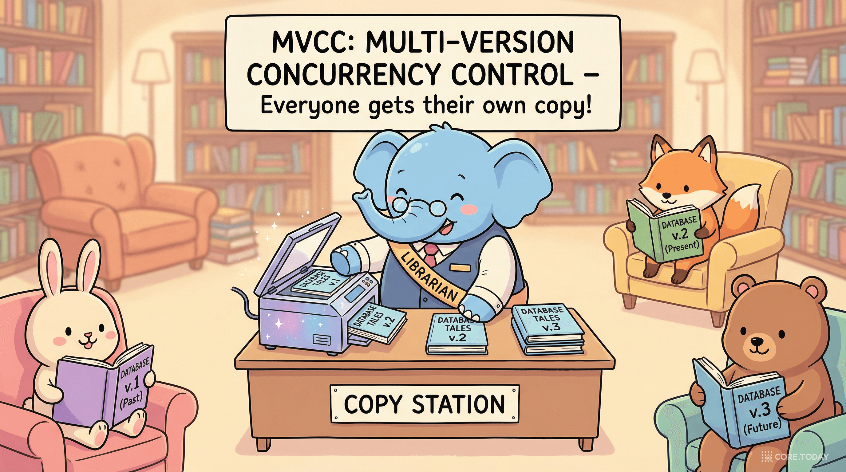 MVCC: 읽는 사람과 쓰는 사람이 서로를 방해하지 않는 마법