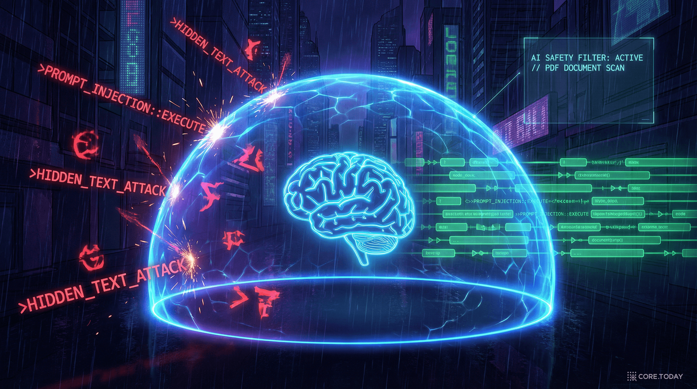 AI를 보호하는 안전 필터 실드 — 숨겨진 텍스트 공격 차단