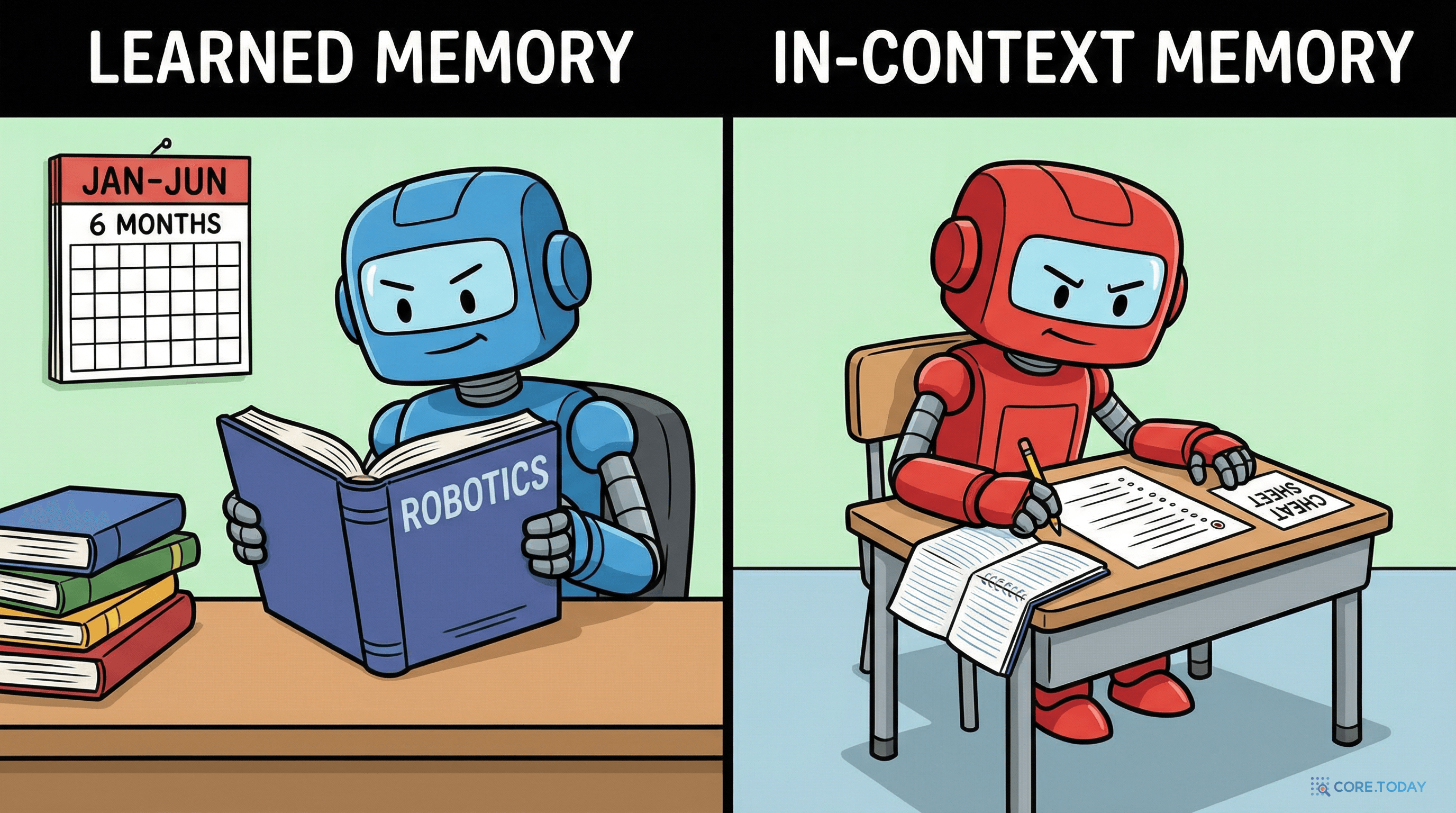 시험장의 두 가지 전략 — 열심히 공부하기 vs 오픈북
