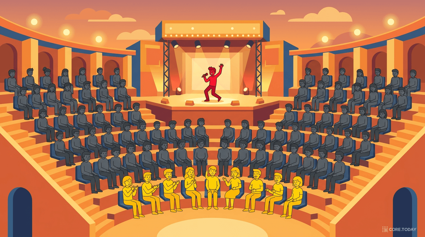 90-9-1 법칙: 1%가 무대 위에서 대부분의 가치를 만든다