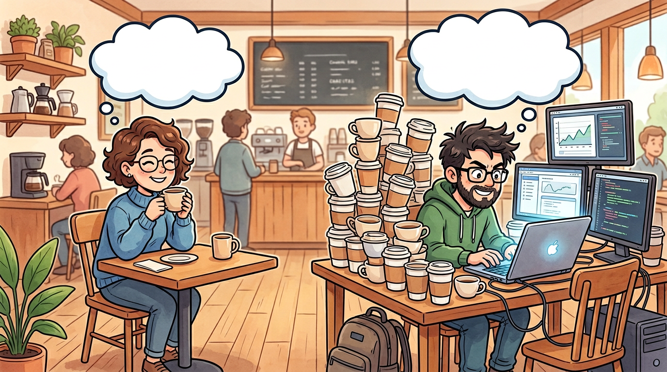 P50 유저(관광객)와 P95 유저(고래)의 극적인 차이