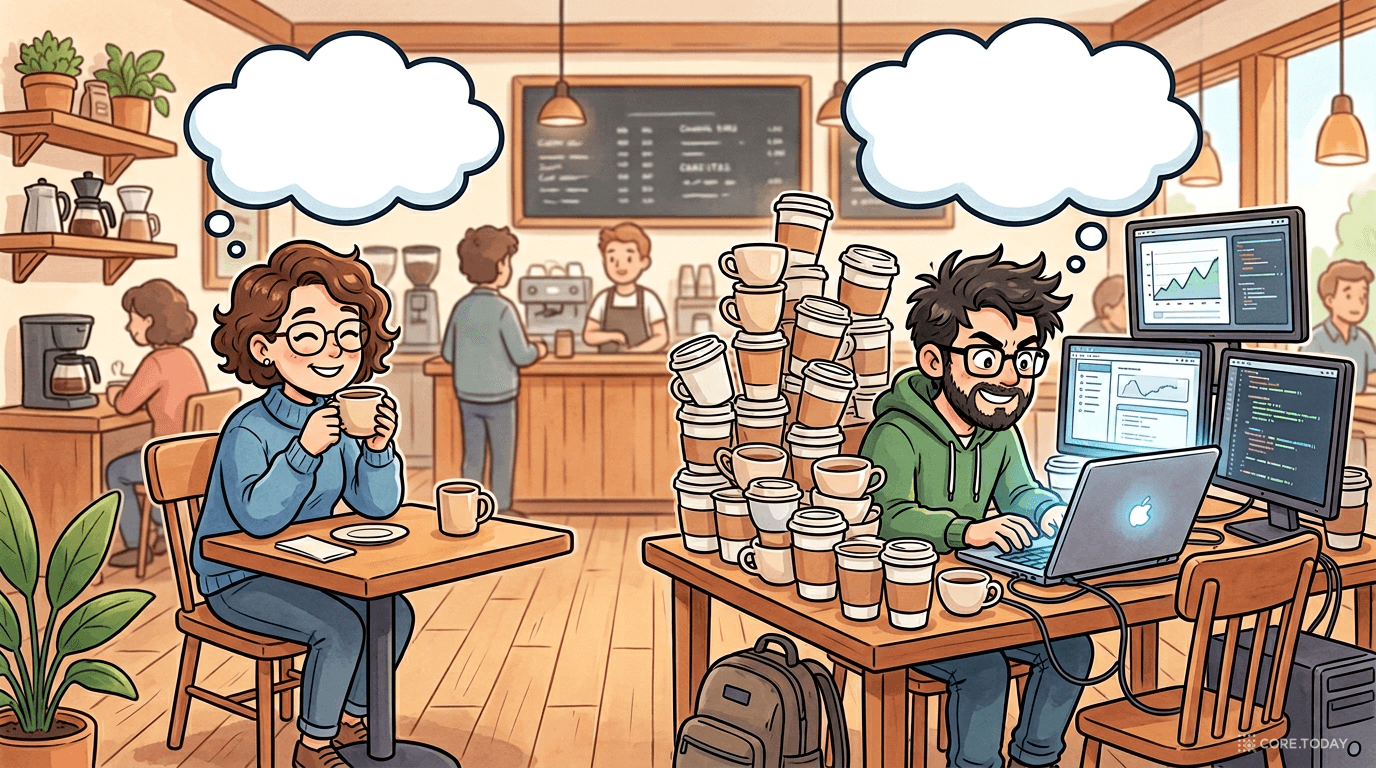 P50 유저(관광객)와 P95 유저(고래)의 극적인 차이