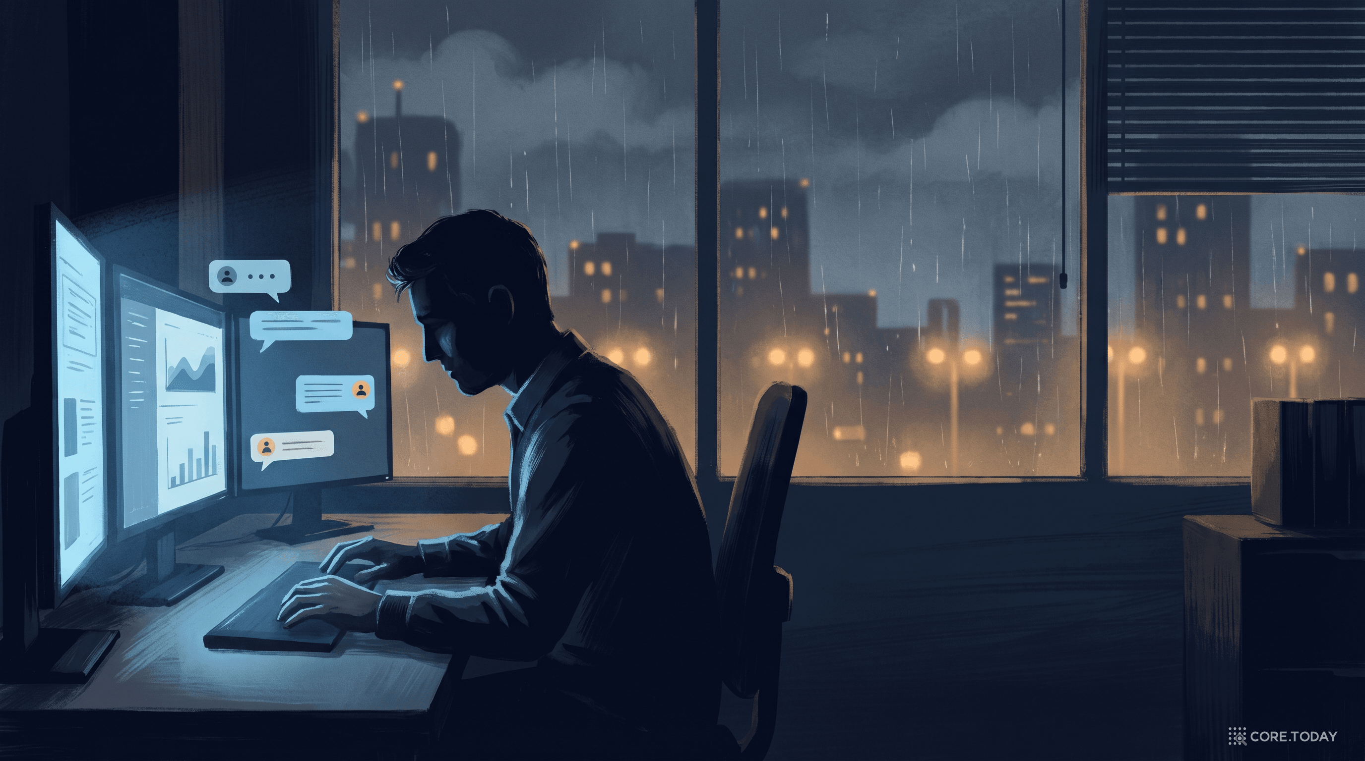 Palantir 엔지니어가 거울을 들여다보는 밤