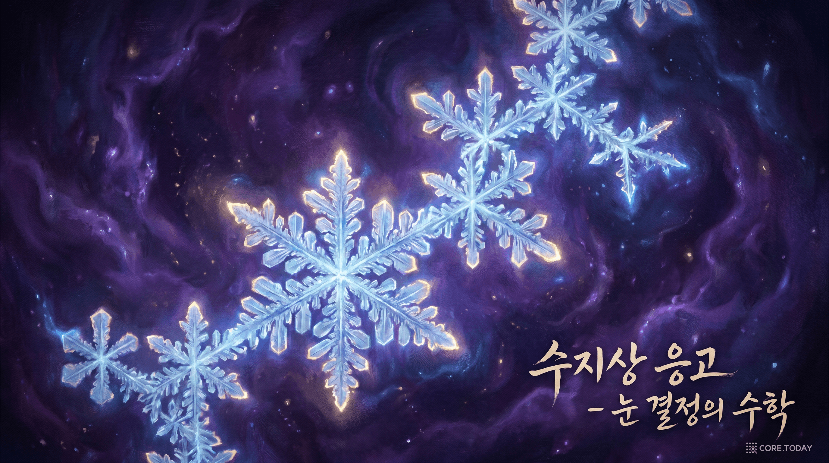 수지상 응고 — 눈 결정처럼 가지를 뻗으며 자라는 결정의 수학