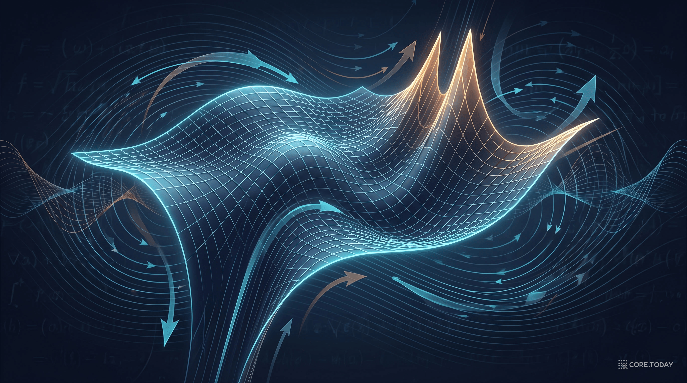 연산자 조건수가 손실 지형을 왜곡하는 모습