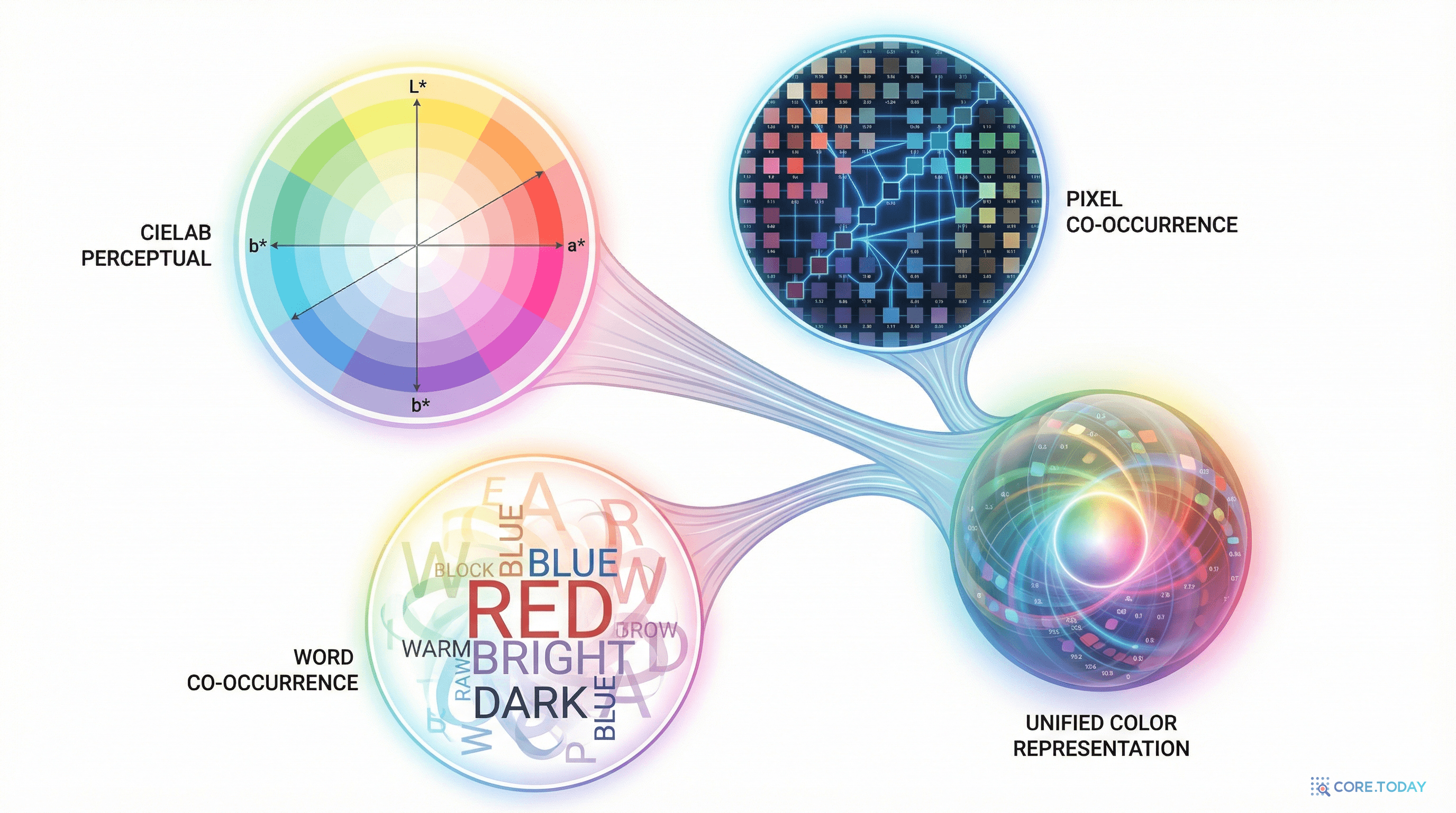 세 가지 방법으로 색상을 이해하면, 놀랍도록 비슷한 결과
