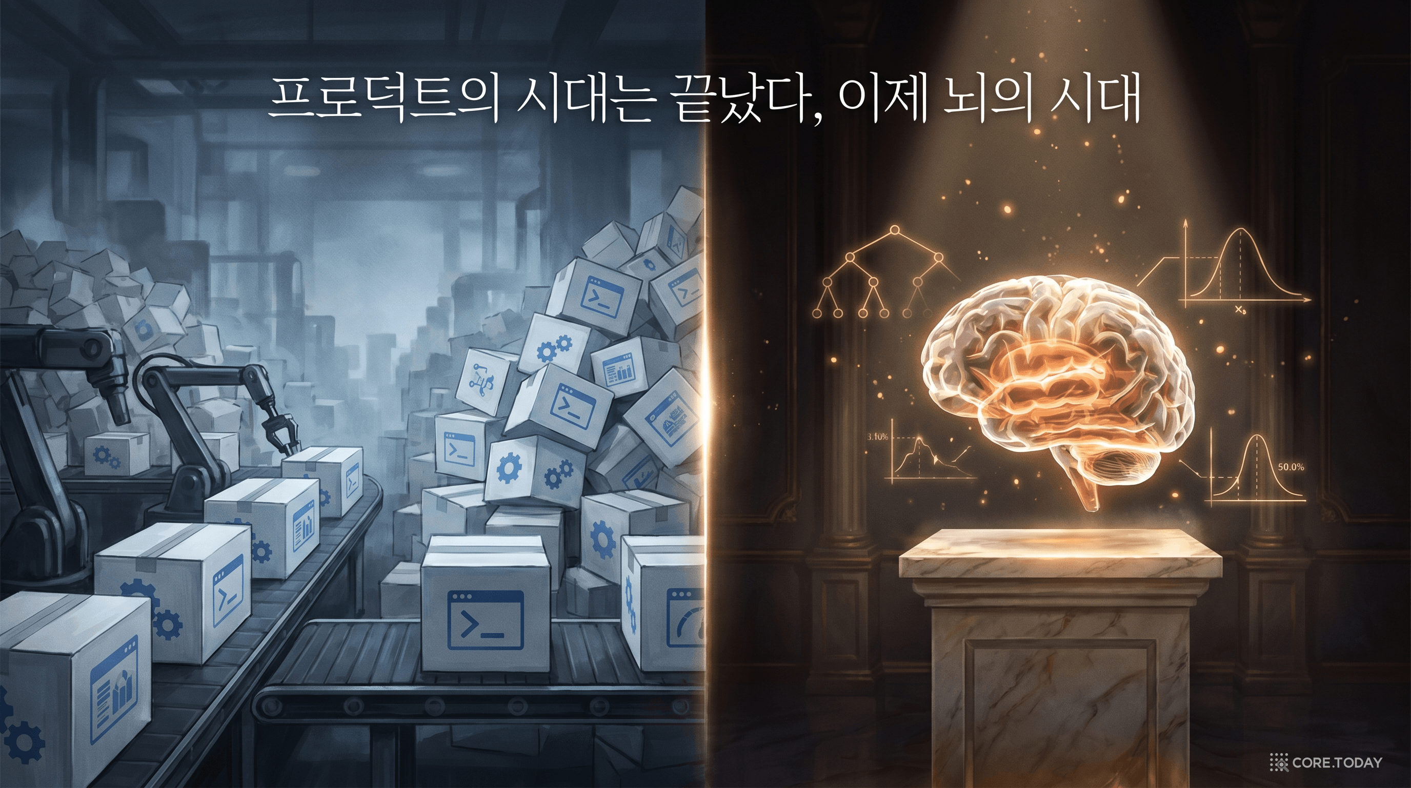 프로덕트의 시대는 끝났다, 이제 뇌의 시대